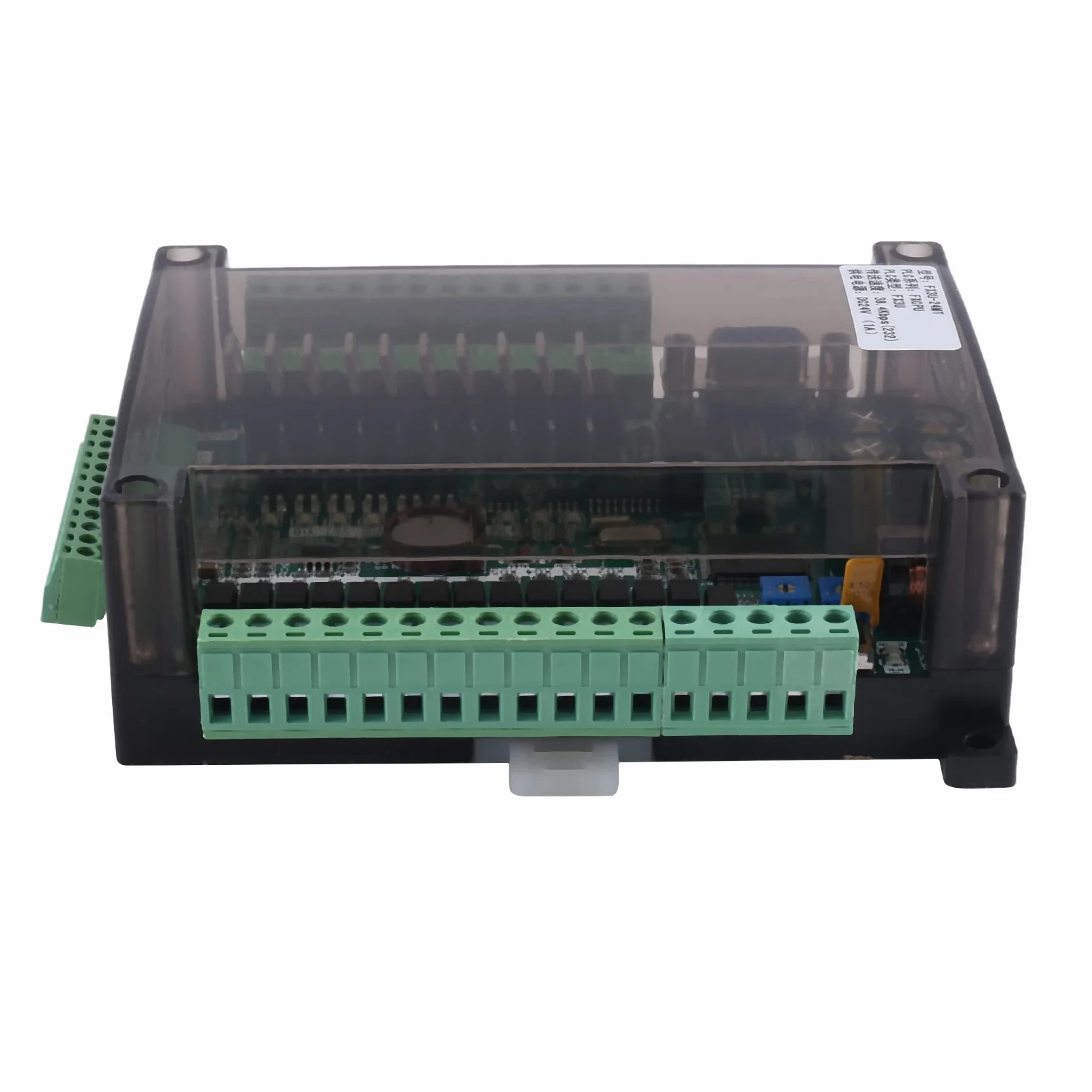 1 PCS FX3U-24MT PLC Scheda di controllo industriale 14 Input 10 Uscita 6AD con 485 Comunicazione e (B)