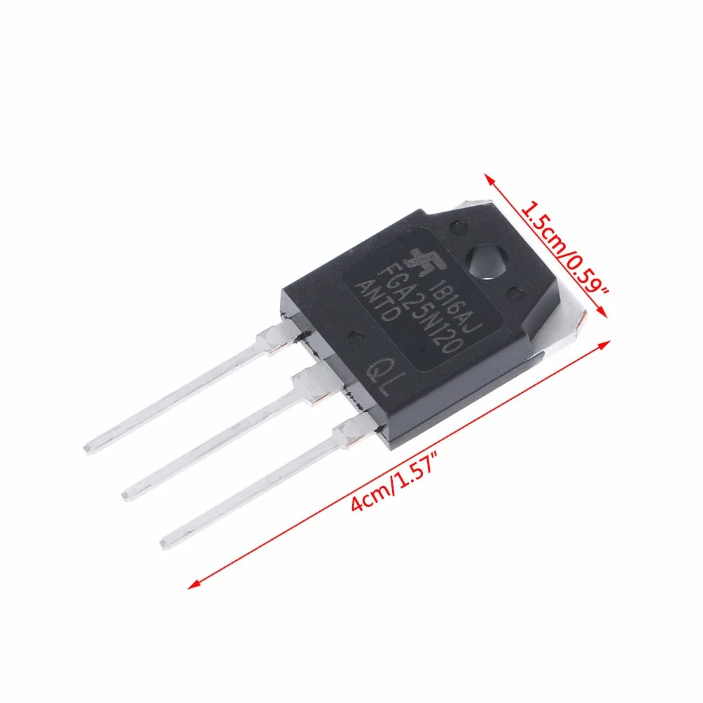 fatteryu FGA25N120 Transistor IGBT NPT Trench TO3P 1200V 50A