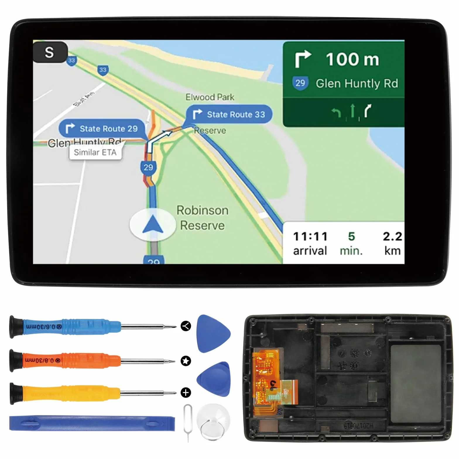 Display LCD per BMW Motorrad Navigator VI 6 Display LCD per BMW Motorrad Navigator VI Navigator 6 Moto Schermo Sostituzione Digitalizer Touchscreen Assembly con Strumenti, Nero con Telaio (versione B)