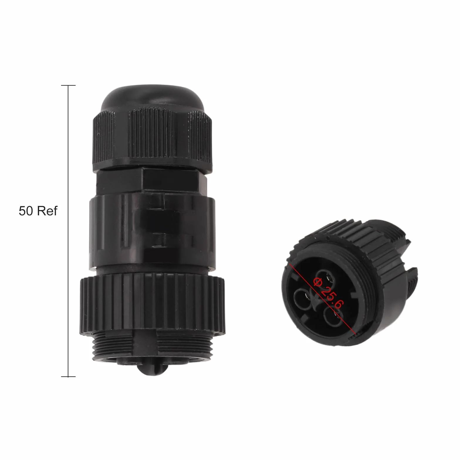 Connettore CA solare APSystems EZ1 EZ1-M 17,5 A IP68 impermeabile resistente UV -40°C a 85°C