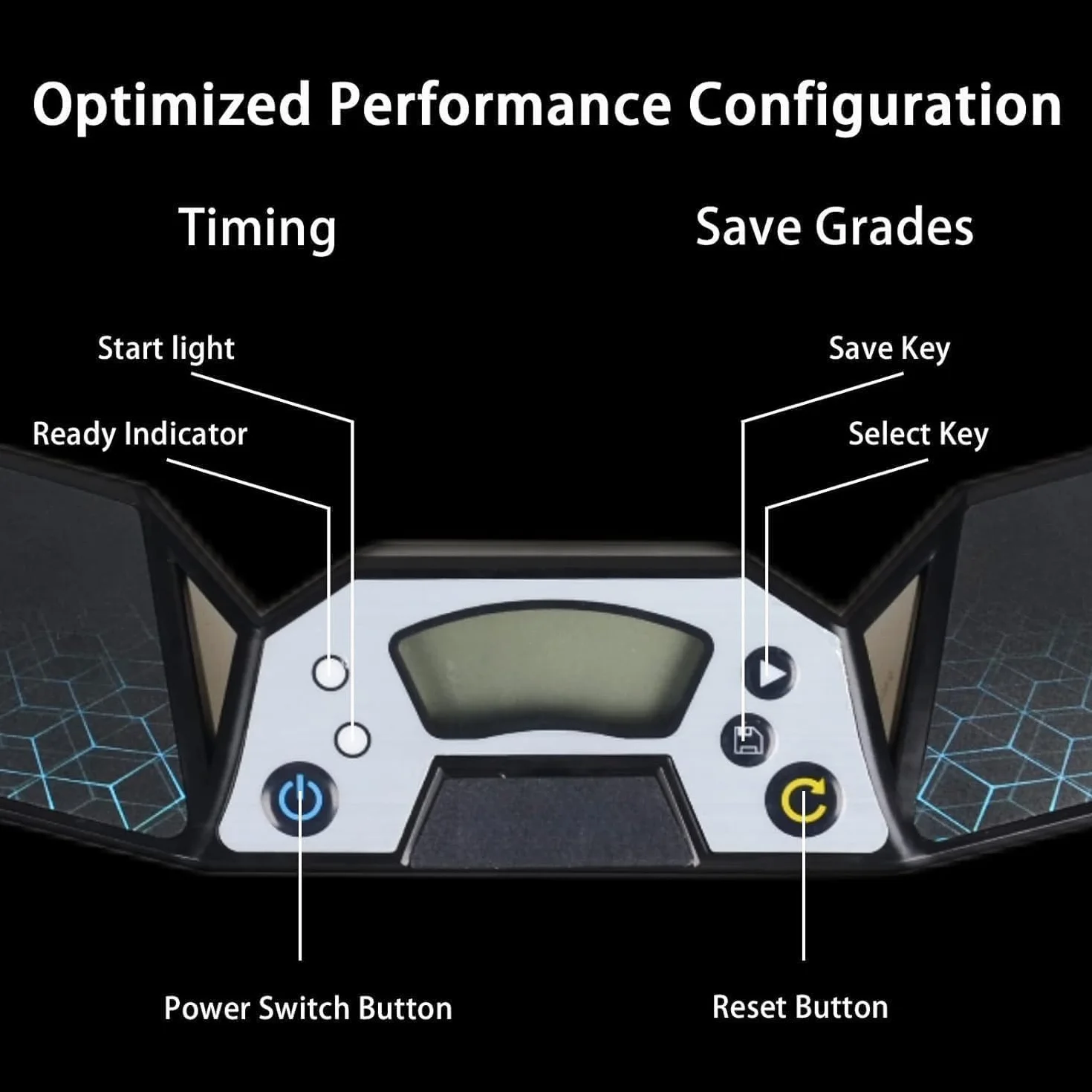 Timer di velocità Cub-e controllo touch professionale con indicatore