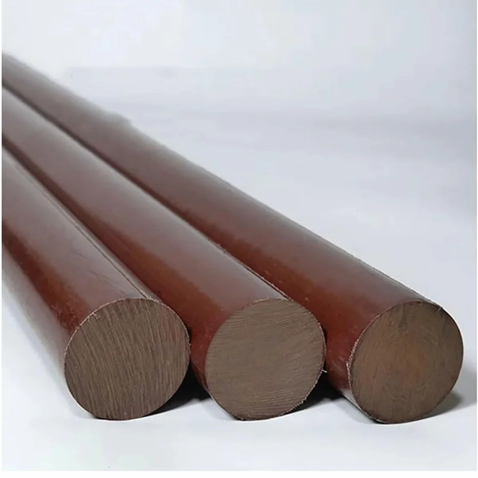 Aste fenoliche, Barra isolante in laminato fenolico da 1 pezzo, asta di legno resistente alle alte temperature
