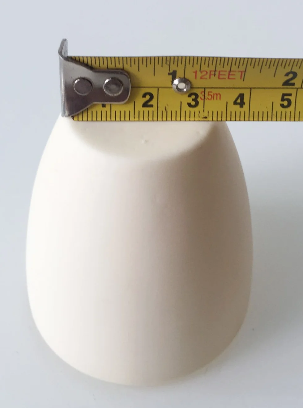 LLF Crogiolo di alluminio di analisi dell'ossido di alluminio del crogiolo Al2O3 dell'allumina di 99,3% per il laboratorio del laboratorio (70ml)