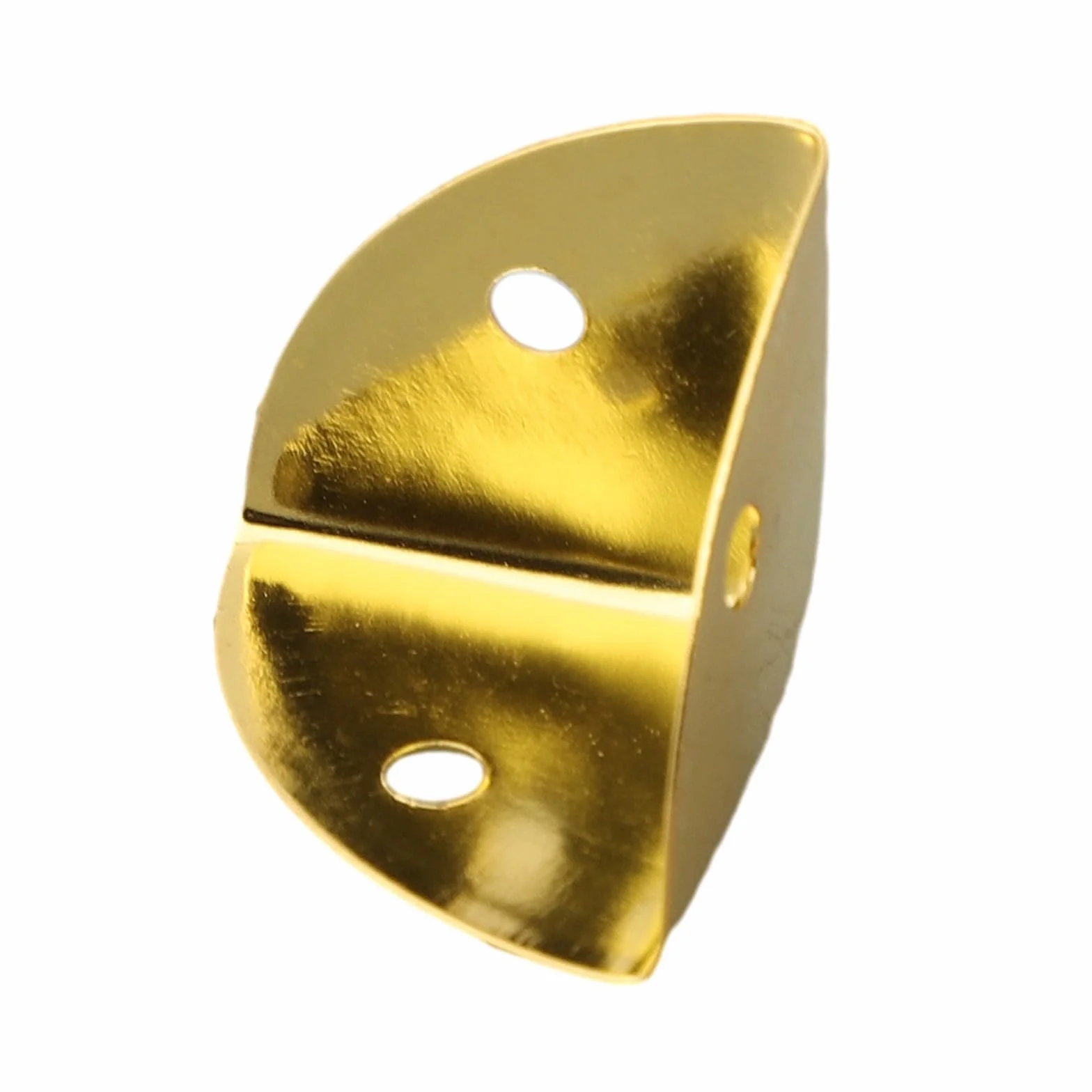 Set di 12 angoli in ferro vintage, accessori protettivi per scatole di legno (oro)