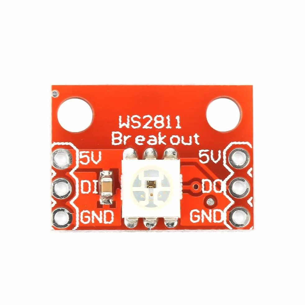 5 Pezzi Modulo LED Breakout WS2812 RGB 5050 RGB con Chip WS2812S Utilizzato per Progetti Elettronici