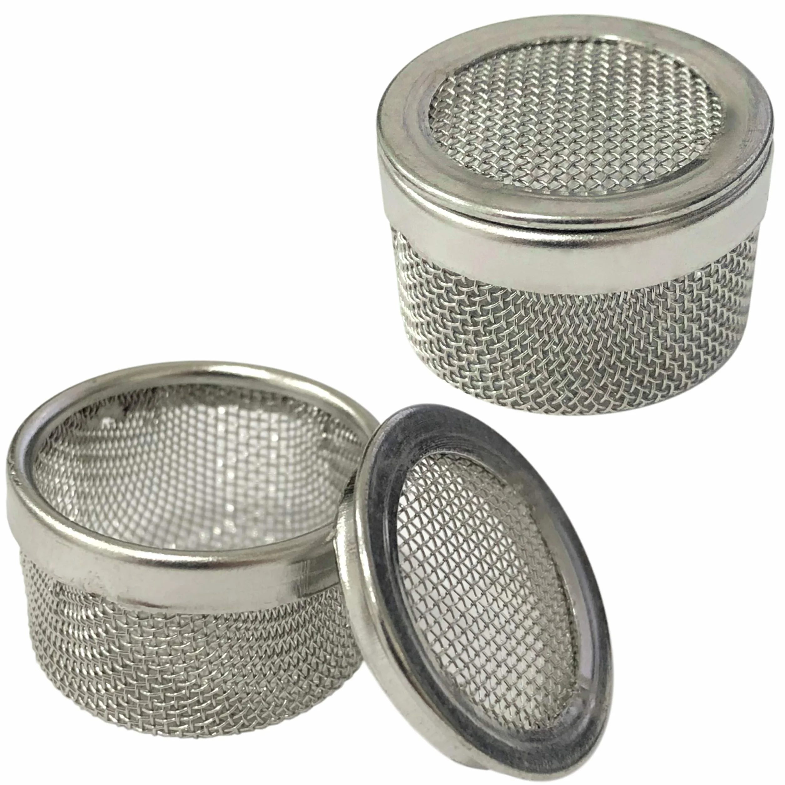 Jewellers Tools, mini cestino in acciaio per pulizia a ultrasuoni, porta componenti con maglia in rete per orologeria, dimensioni: 20 x 13 mm (d x p)