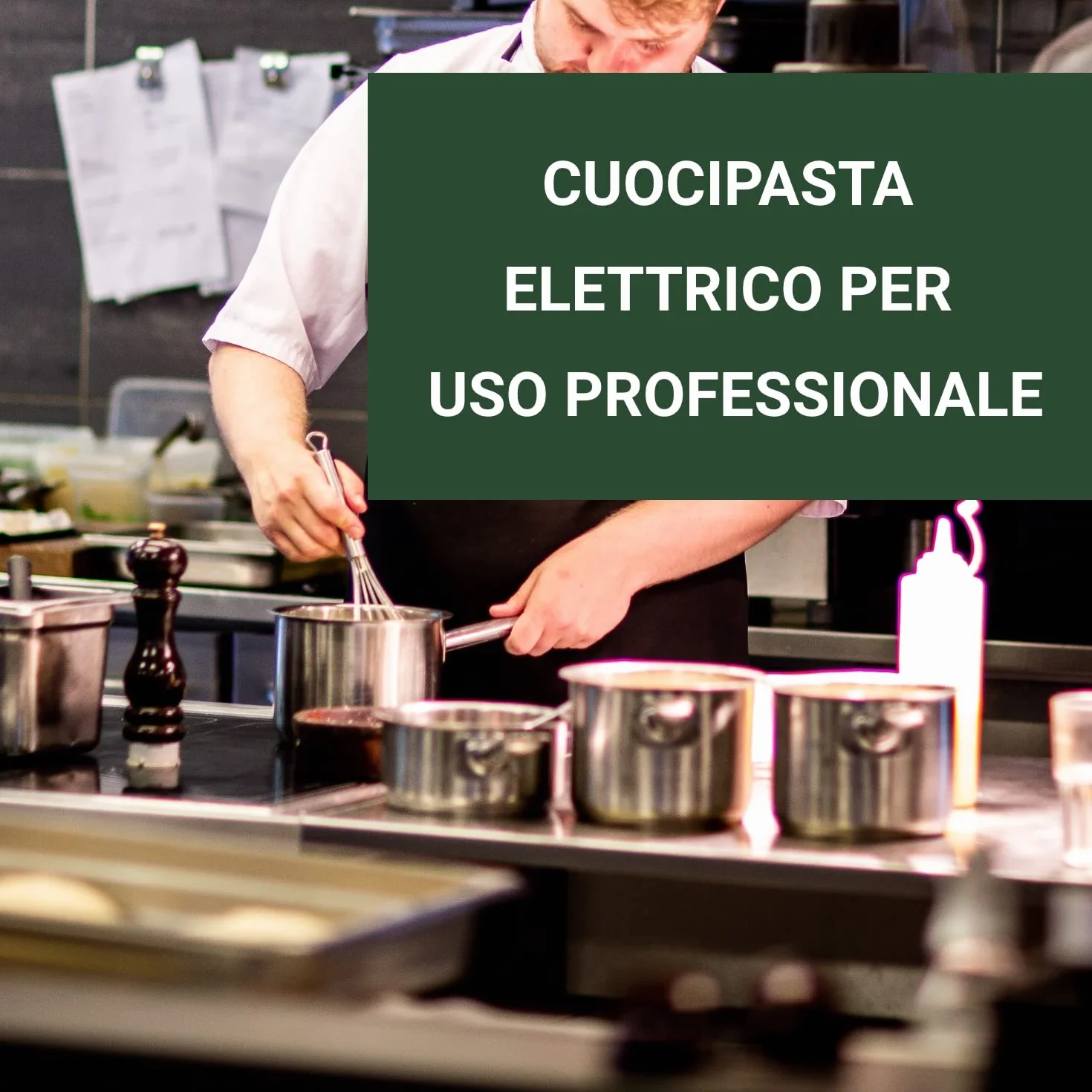 Ristoattrezzature Cuocipasta Elettrico su Vano Chiuso - Acciaio Inox - 2 vasche - Capacità di 24+24 litri S/70-80x70 cm