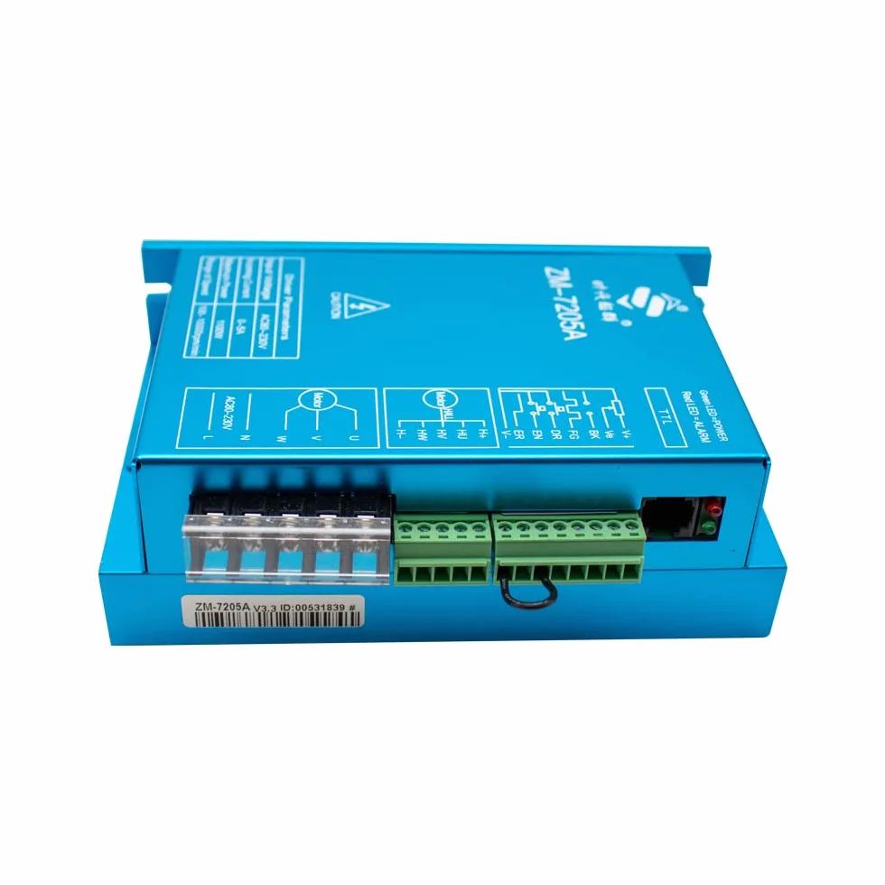 310V Driver del Motore Brushless DC ad Alta Tensione con Unità di Impostazione Intelligente Portatile ZM-7205 220V AC Max. 5A 1100W BLDC
