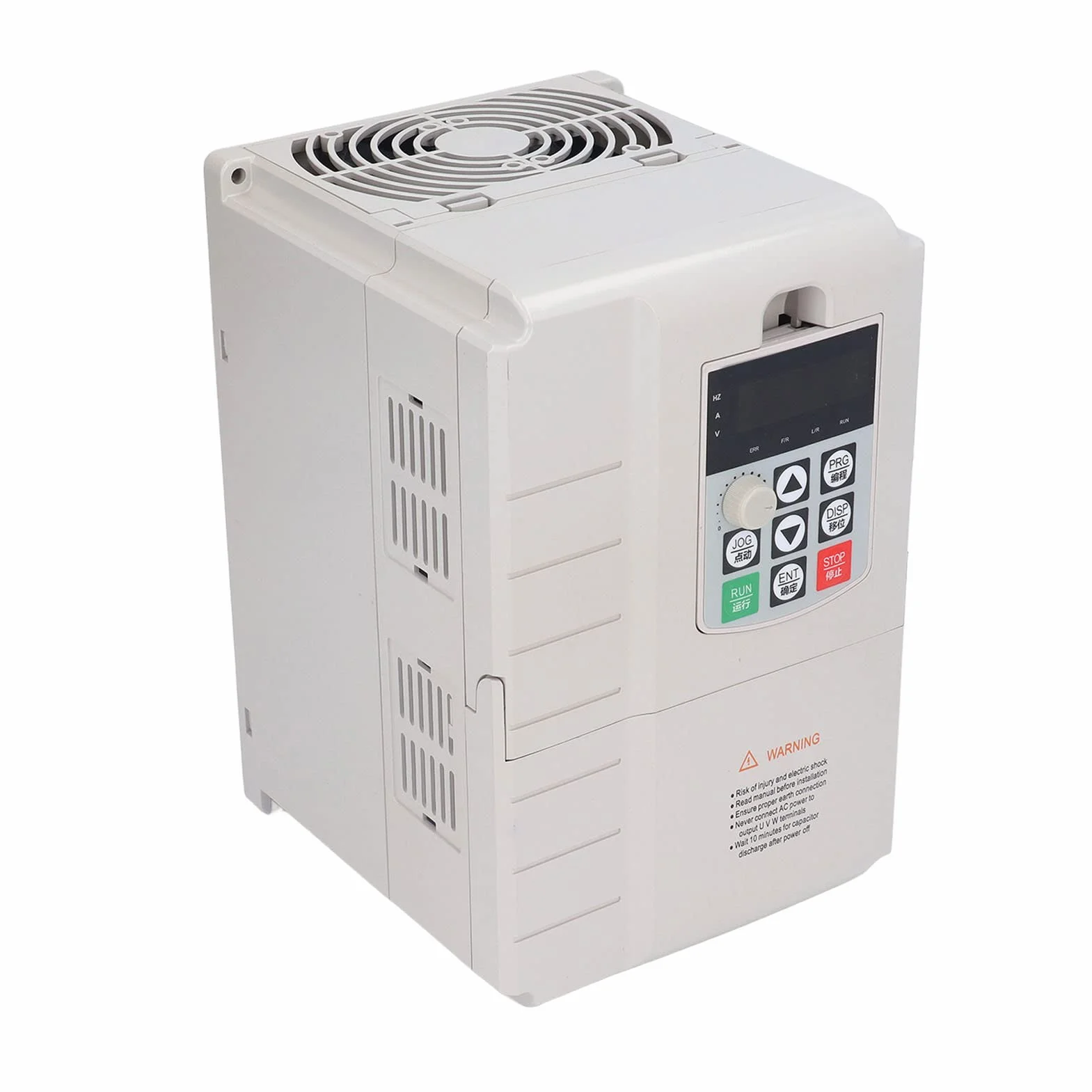 Azionamento a frequenza variabile, 5.5KW Ingresso monofase 220V Uscita trifase 380V Azionamento VFD programmabile a 8 fasi Controllo PID Regolatore di velocità VFD regolabile a basso rumore Inverter