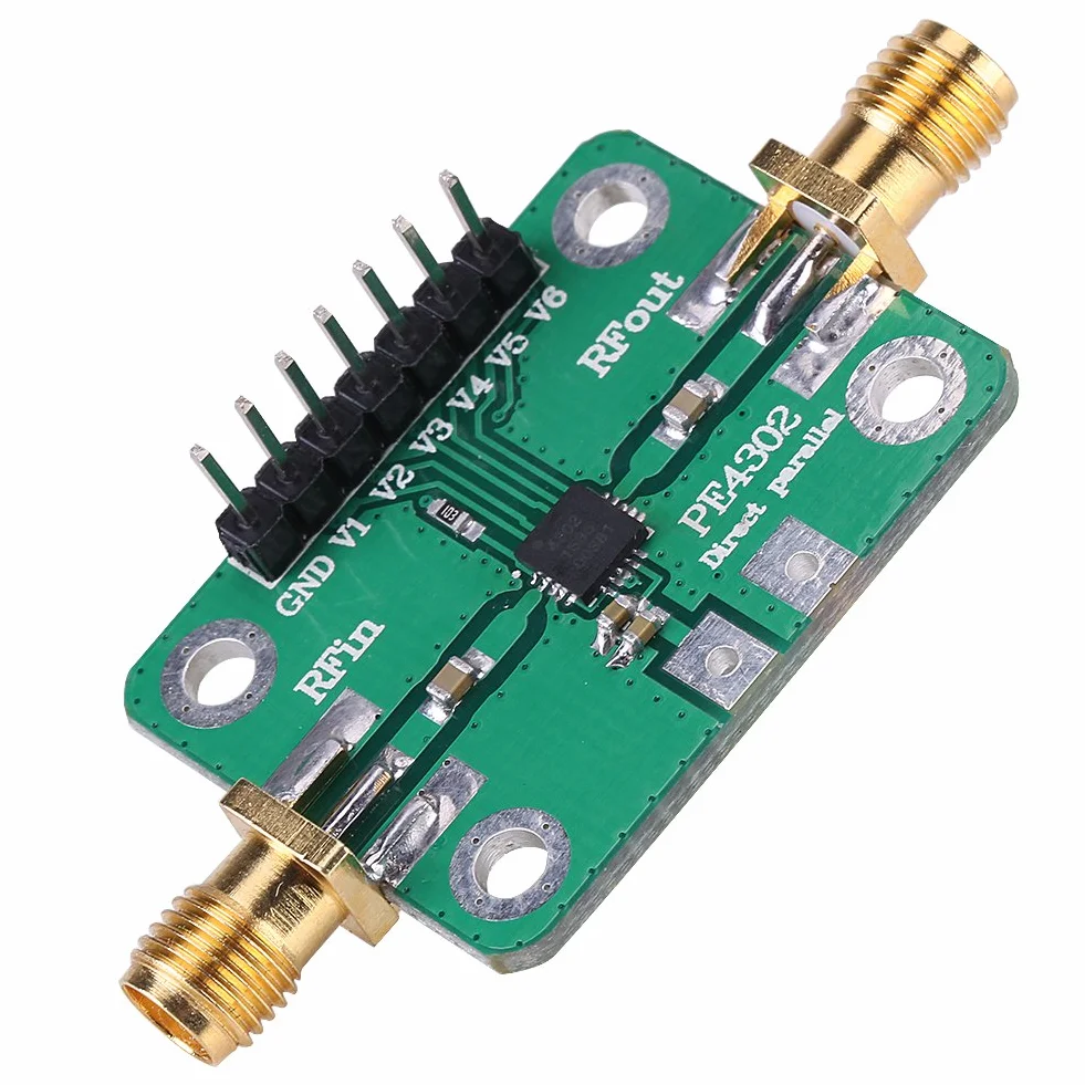 PE4302 Attenuatori a Radiofrequenza SMA Connettore Femmina 0.5dB 6Bit DC 5V 1MHz-4GHz