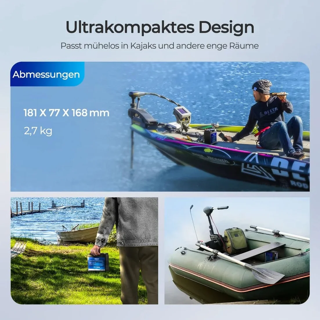 Renogy Batteria al litio LiFePO4 da 12 V, 20 Ah, con protezione BMS, 4000 cicli, batteria solare da 12 V, 20 Ah, per motore da traino, cabine, camper, IP65