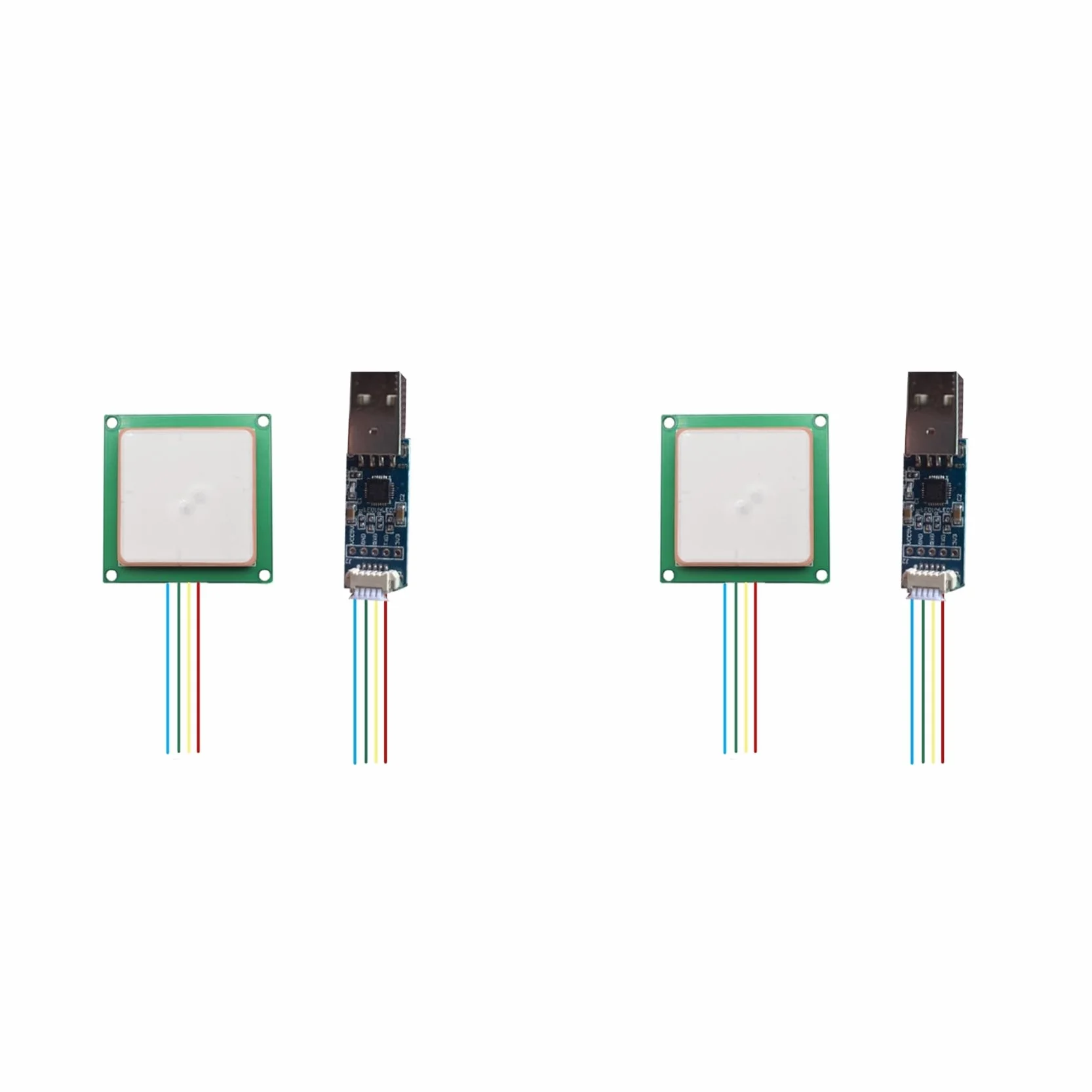 2X Modulo Lettore RFID UHF Ttl YRM100 con Interfaccia e Antenna RFID Integrata