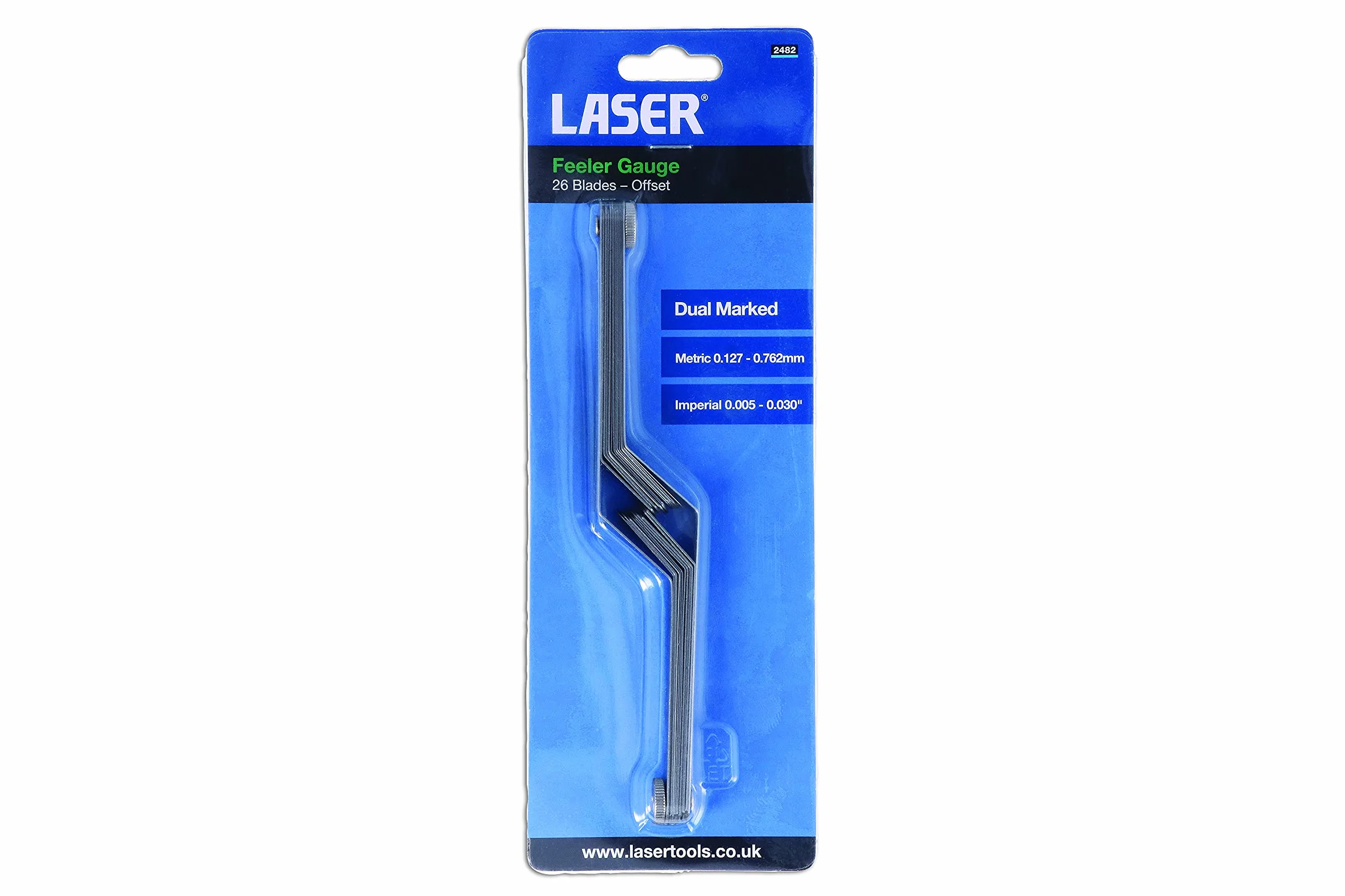 Laser 2482 - Spessimetro con 26 lamine a Gomito MM/AF