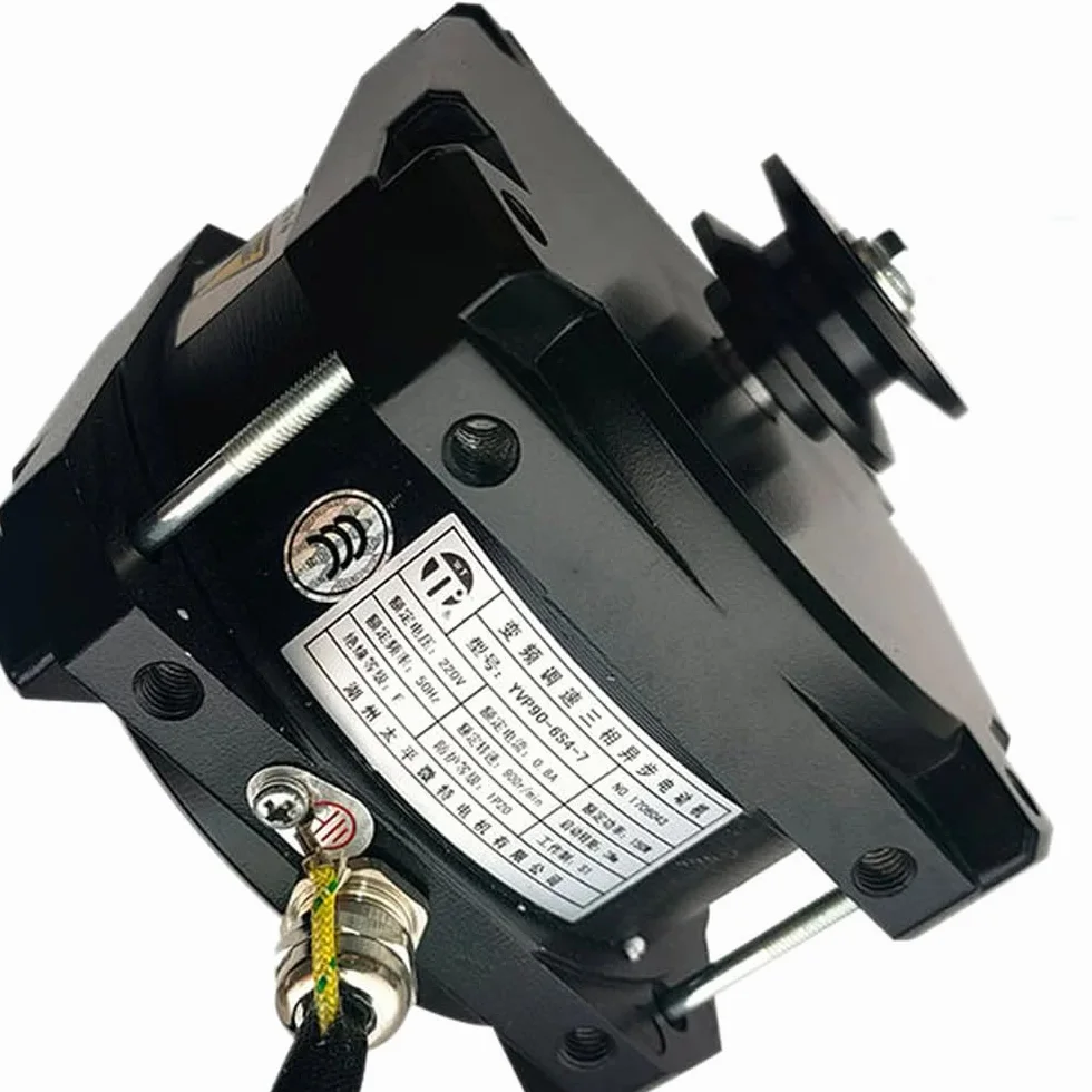 Toplionace Motore per Porta Ascensore 220V, A Velocità Variabile, Trifase Asincrono, con Regolazione Della Frequenza, Componenti per Ascensore（70mm）