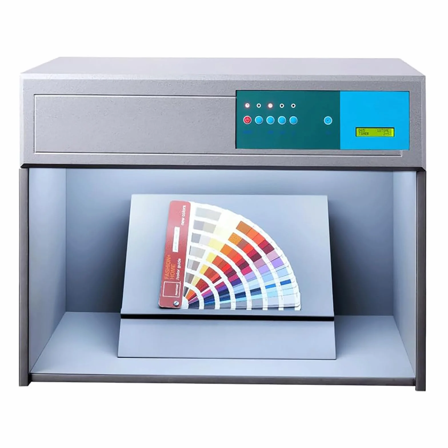 MObyat Cabina per La Valutazione del Colore, Cabina per La Corrispondenza dei Colori a 4 Sorgenti Luminose con Piattaforma di Osservazione a 45 Gradi, Non Perde Luce/Non Trasmette Luce