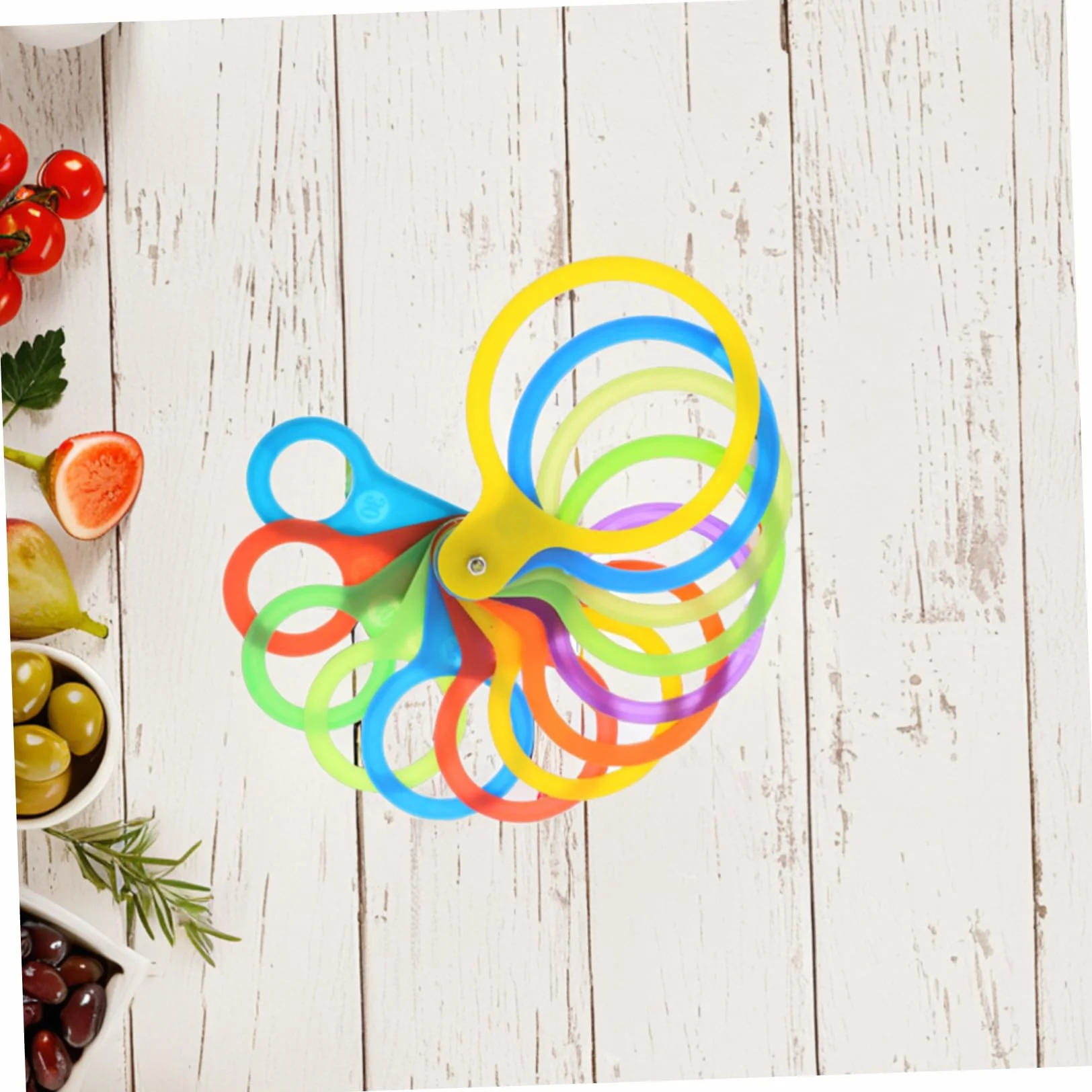 Misurazione Frutta Anelli per Classificazione Mela Arancia Strumento Precisione per Misura Dimensioni Frutti Facile Uso Colore Casuale Colore Casuale
