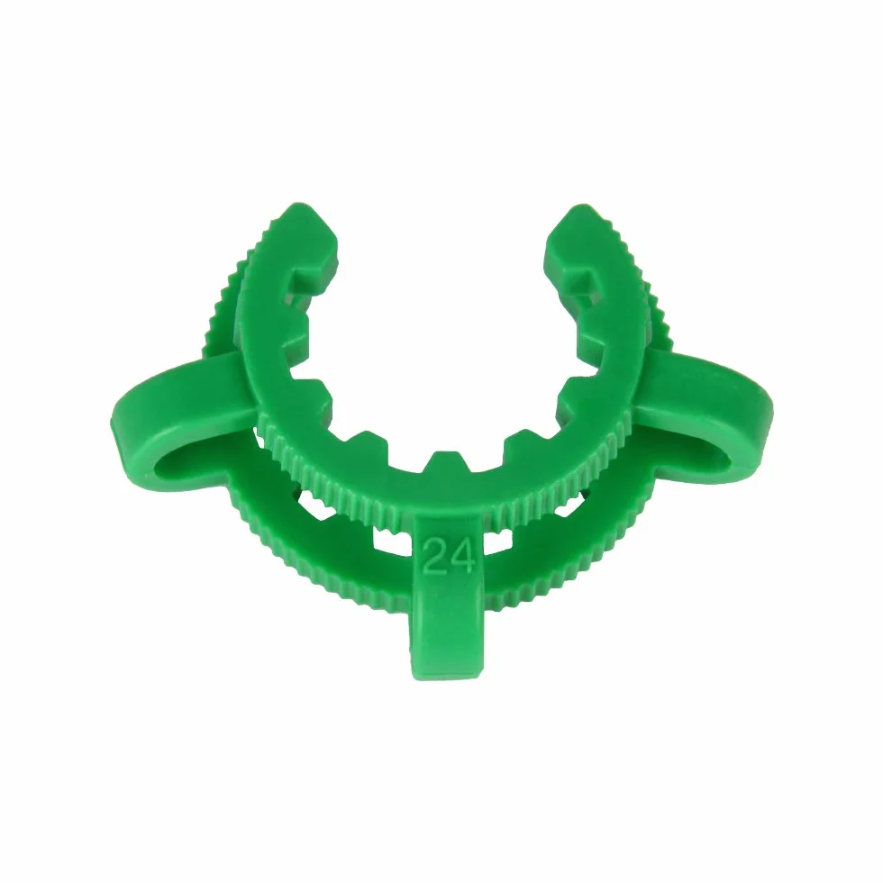 Labasics Clip per Giunti in Plastica, 10 Pezzi 24 mm Morsetto Laboratorio #24 Plastic Joint Clips per Giunto in 24/40, Clip in Interfaccia Conica Standard per Giunti in Vetro Accessorio da Laboratorio