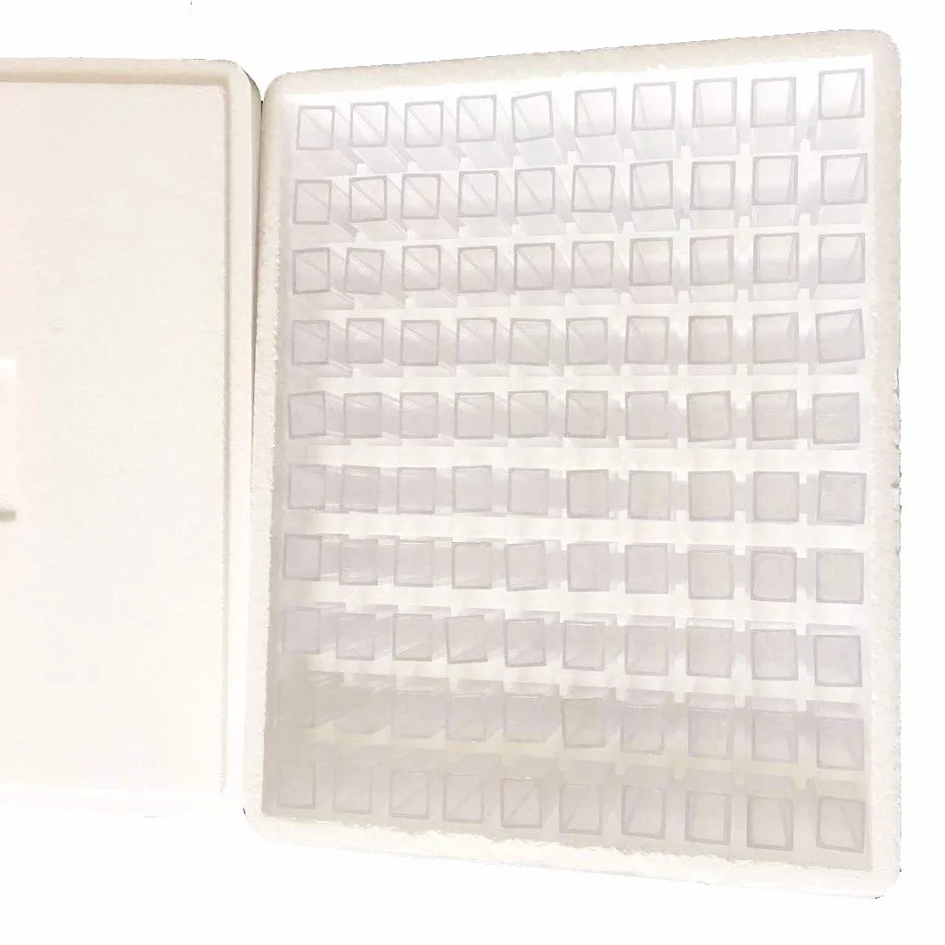 MUHWA Cuvette in Plastica 1.5ml con Due Finestre Luminose da Laboratorio