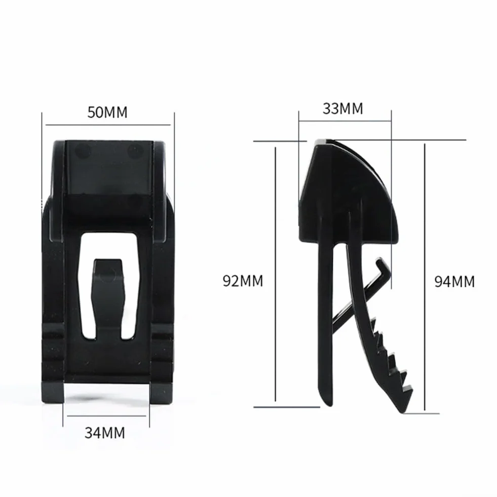 Clip guida neve pannello solare (10 pezzi)