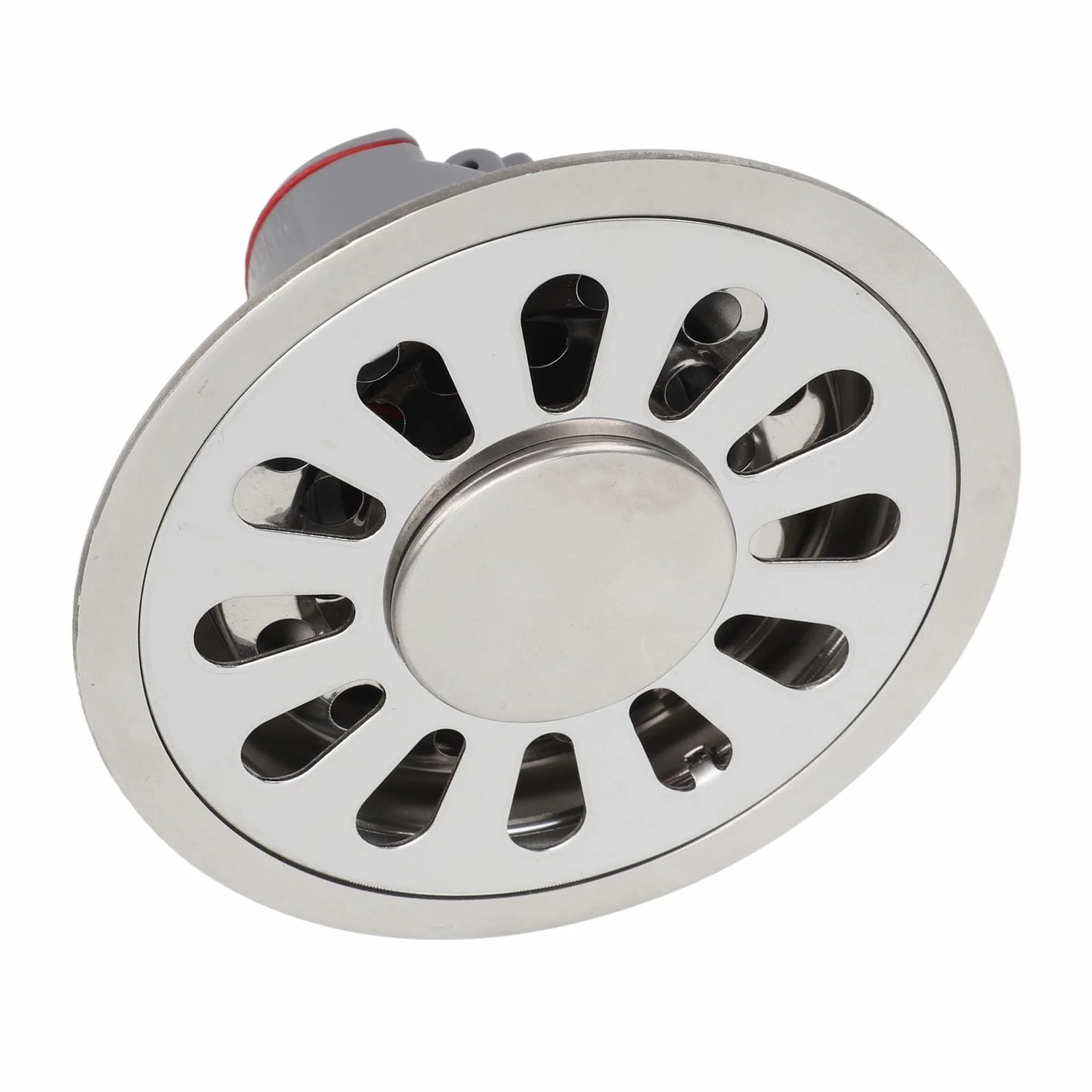 Scarico a Pavimento Tondo in Acciaio Inox 304 Antiodore Diametro 9 cm
