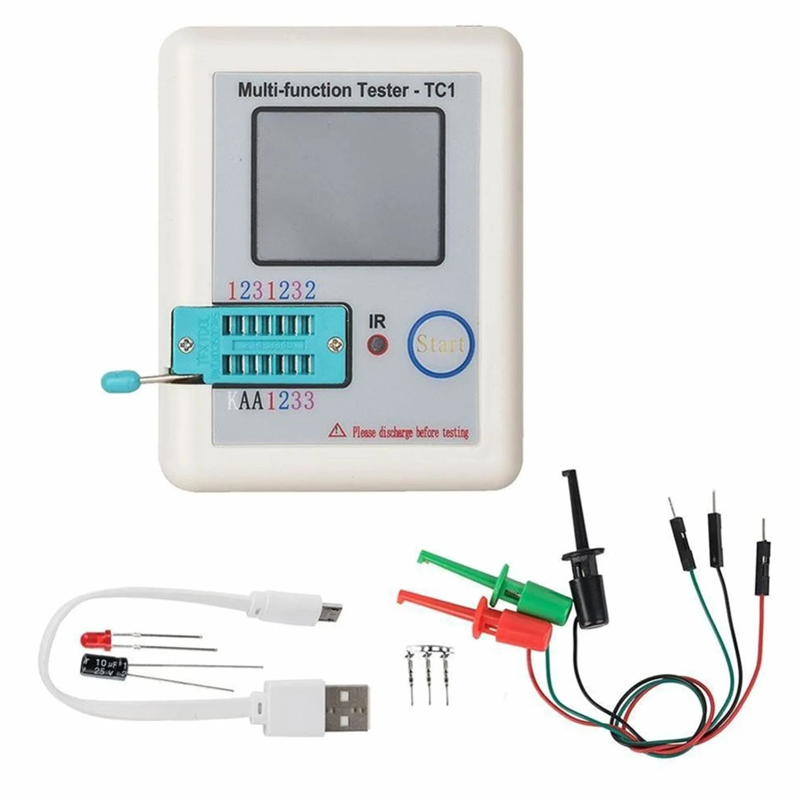 Elettronica della prova efficiente LCRTC1 1 8" rivelatore variopinto della componente dell'esposizione