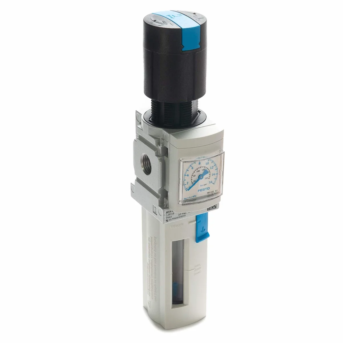 Festo 529156 ms4-lfr-1/4-d7-erm-as filtro regolatore unità
