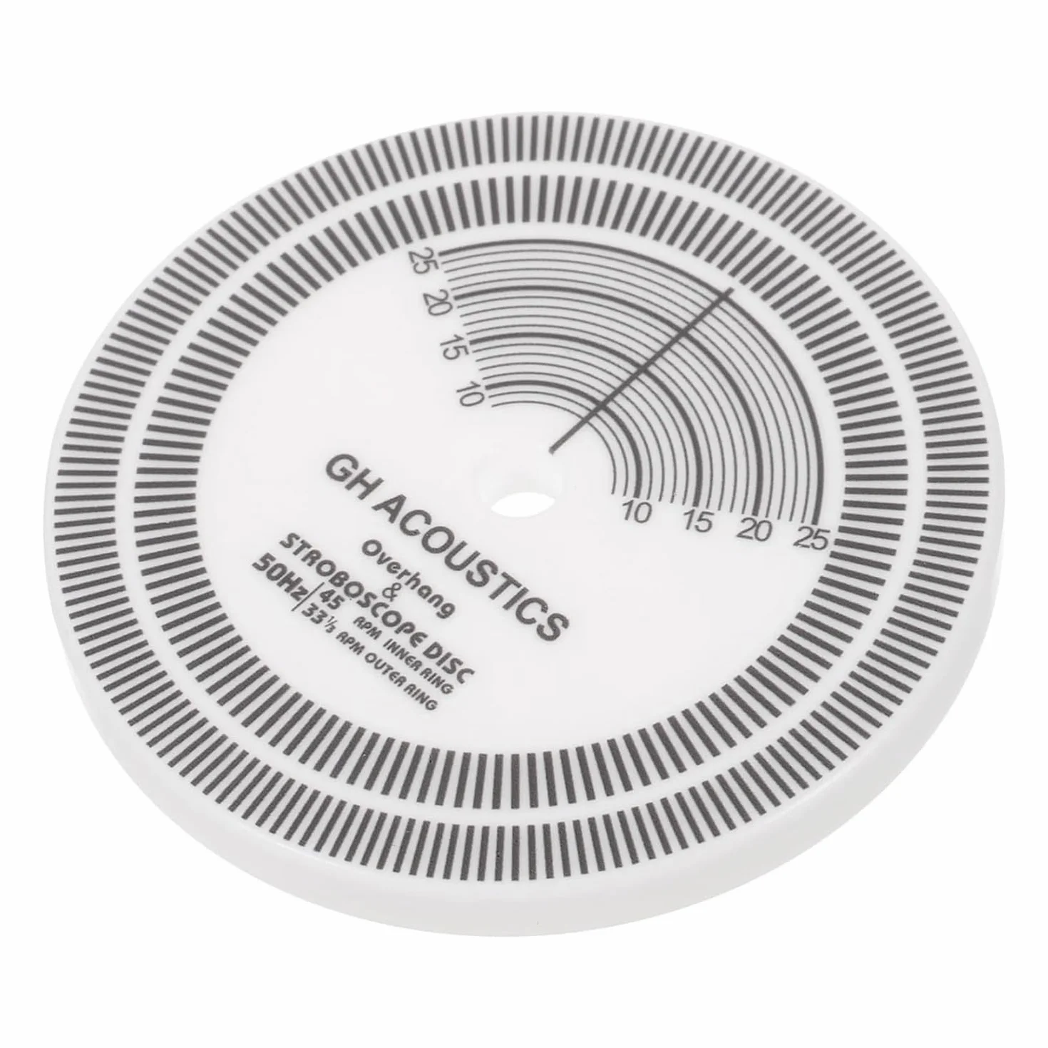 Giradischi affidabili, disco stroboscopico, stroboscopico, test, rilevamento della velocità, velocità di registrazione in vinile, disco di misurazione, durevole, facile da installare.