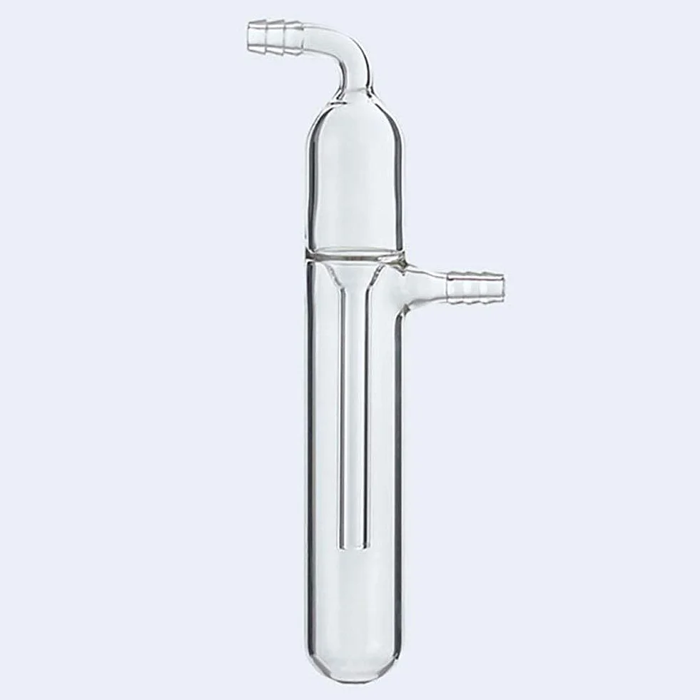 Set di vetreria da Laboratorio Gorgogliatore a Trappola Fredda Diritto/sferico, Gorgogliatore Diritto/Dispositivo a Bolle di aspirazione Olio Anti-inversione Attrezzatura da Laboratorio