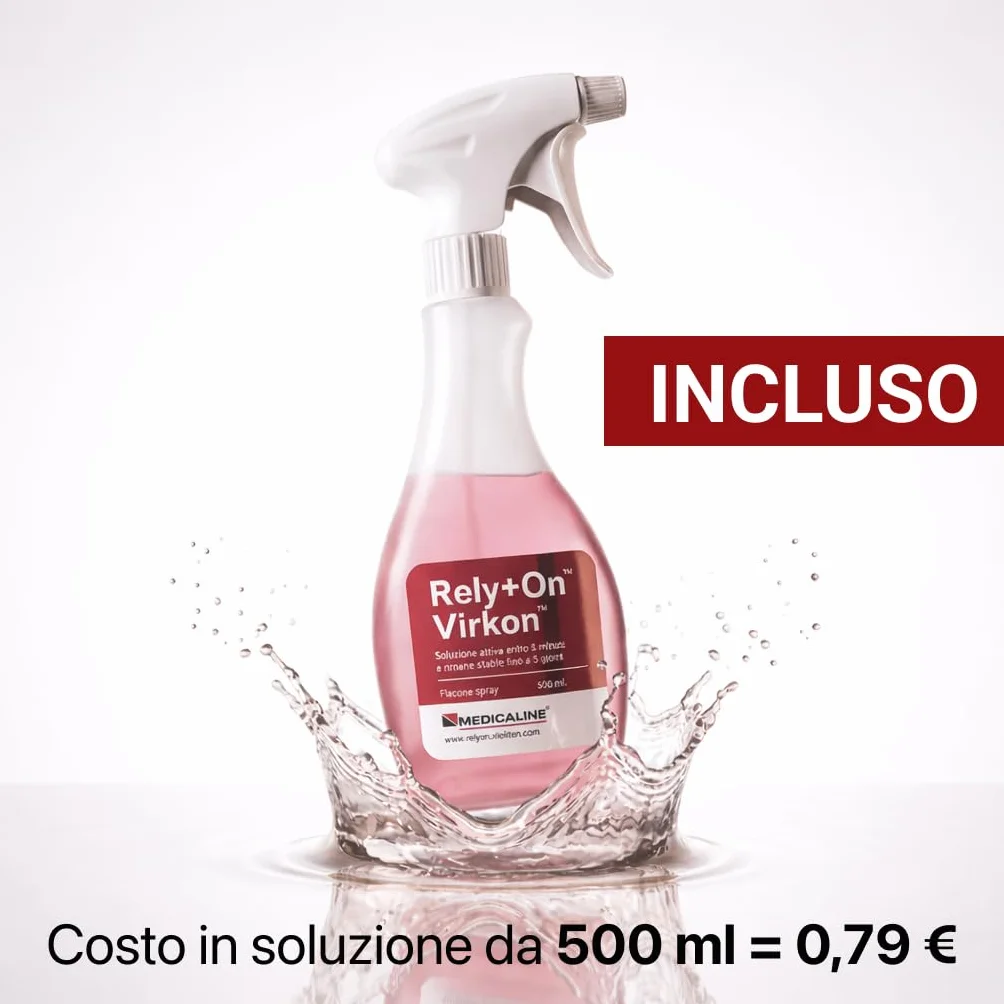 Rely+On Virkon, disinfettante di alto livello per superfici, da 500 grammi