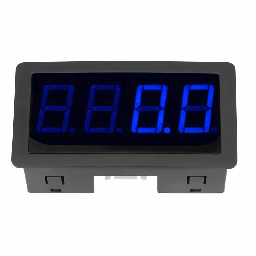 Contagiri Digitale, Akozon Tachimetro Digitale Pannello Velocità Digitale LED a 4 Cifre Contagiri RPM + Sensore di Prossimità NPN di Induttivo ad Effetto Hall(Blu)