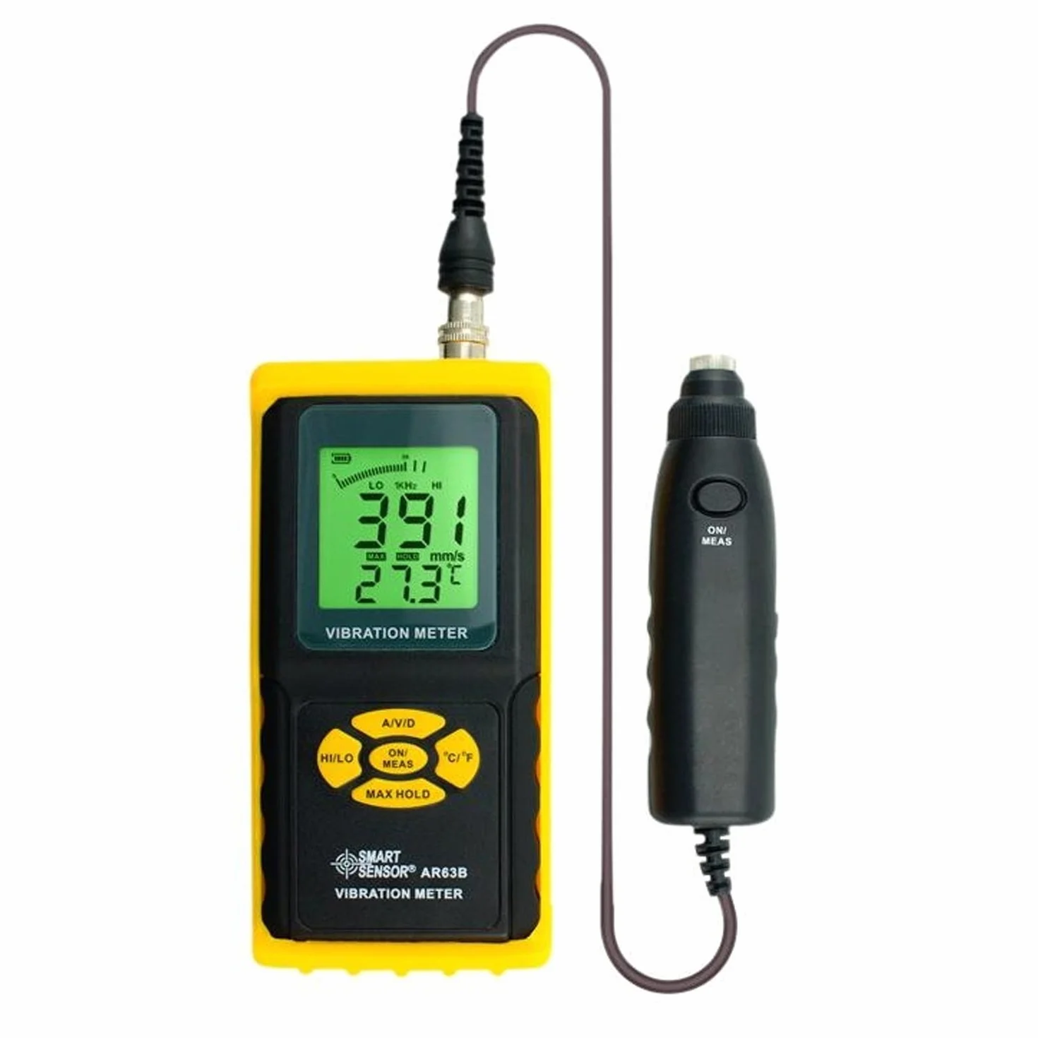 Vibrometro Portatile Vibrometro Portatile ad Alta precisione Tester di Vibrazione del Motore AR63A