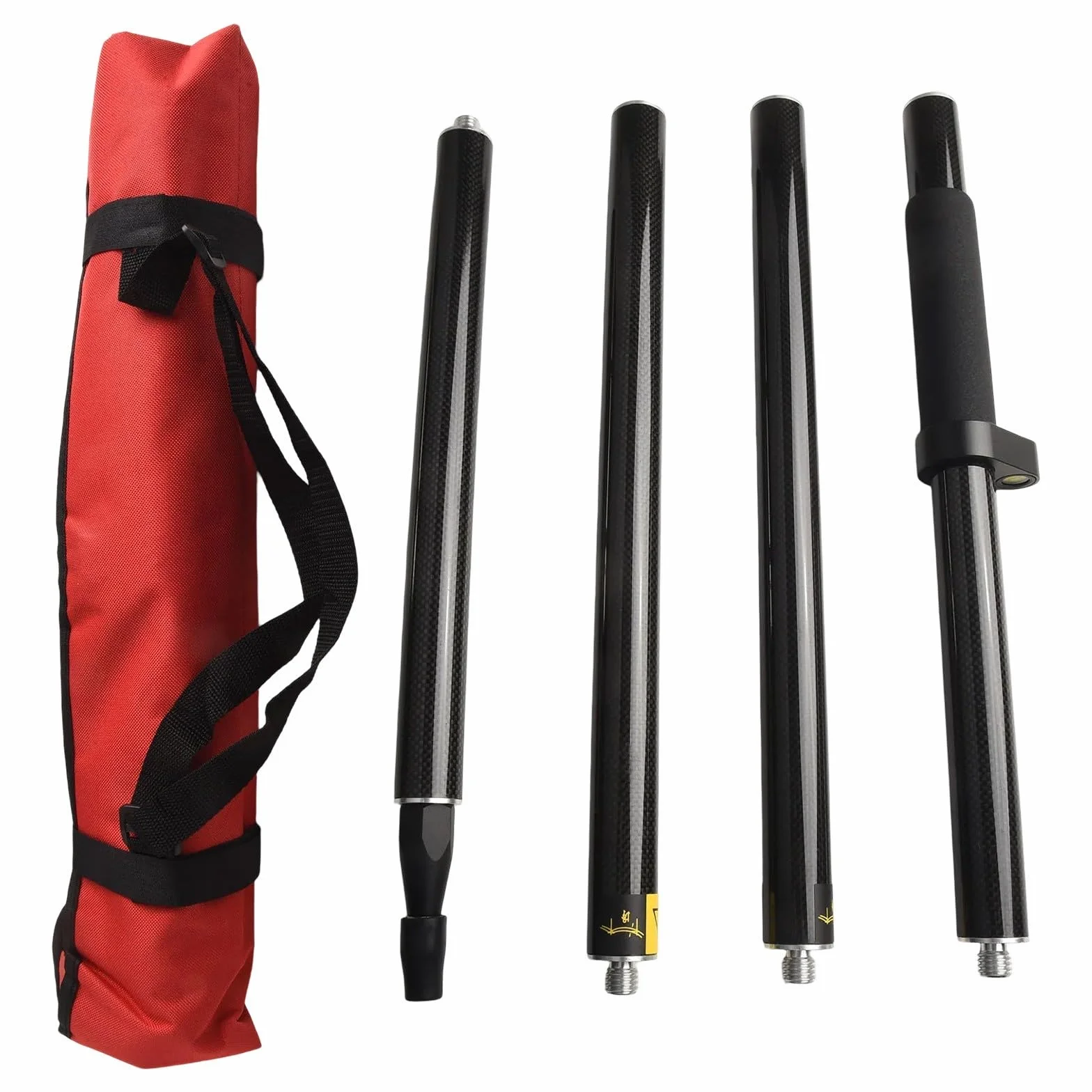 Fibra di carbonio Palo di misura, 1.8M Lunghezza GPS POLE Fibra di carbonio Palo GPS GNSS INDICHIARAZIONE Misurazione