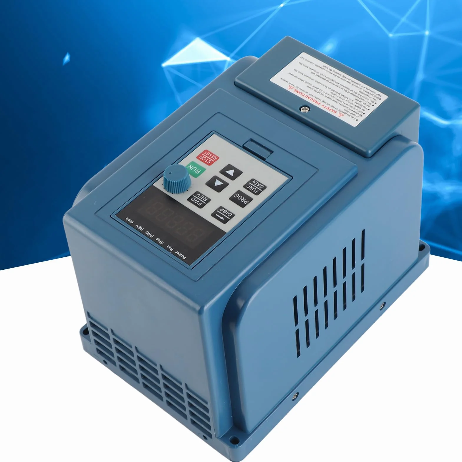Inverter a Frequenza Variabile 380V 4KW Trifase con Display Digitale, VFD per Fresatrice CNC, Impermeabile, AT3-4000X