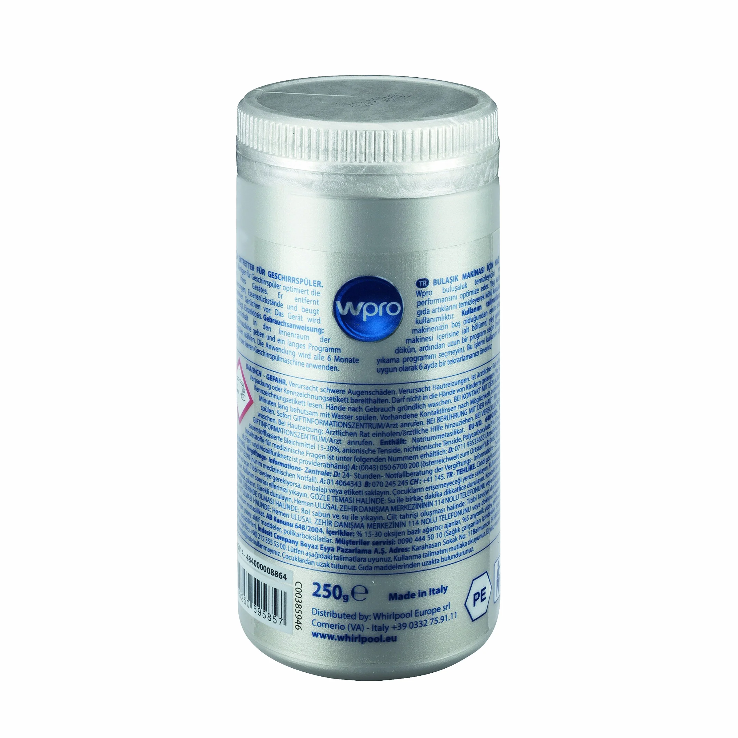 Wpro DDG114 / DDG 118 Polvere SGRASSANTE 250 GR.