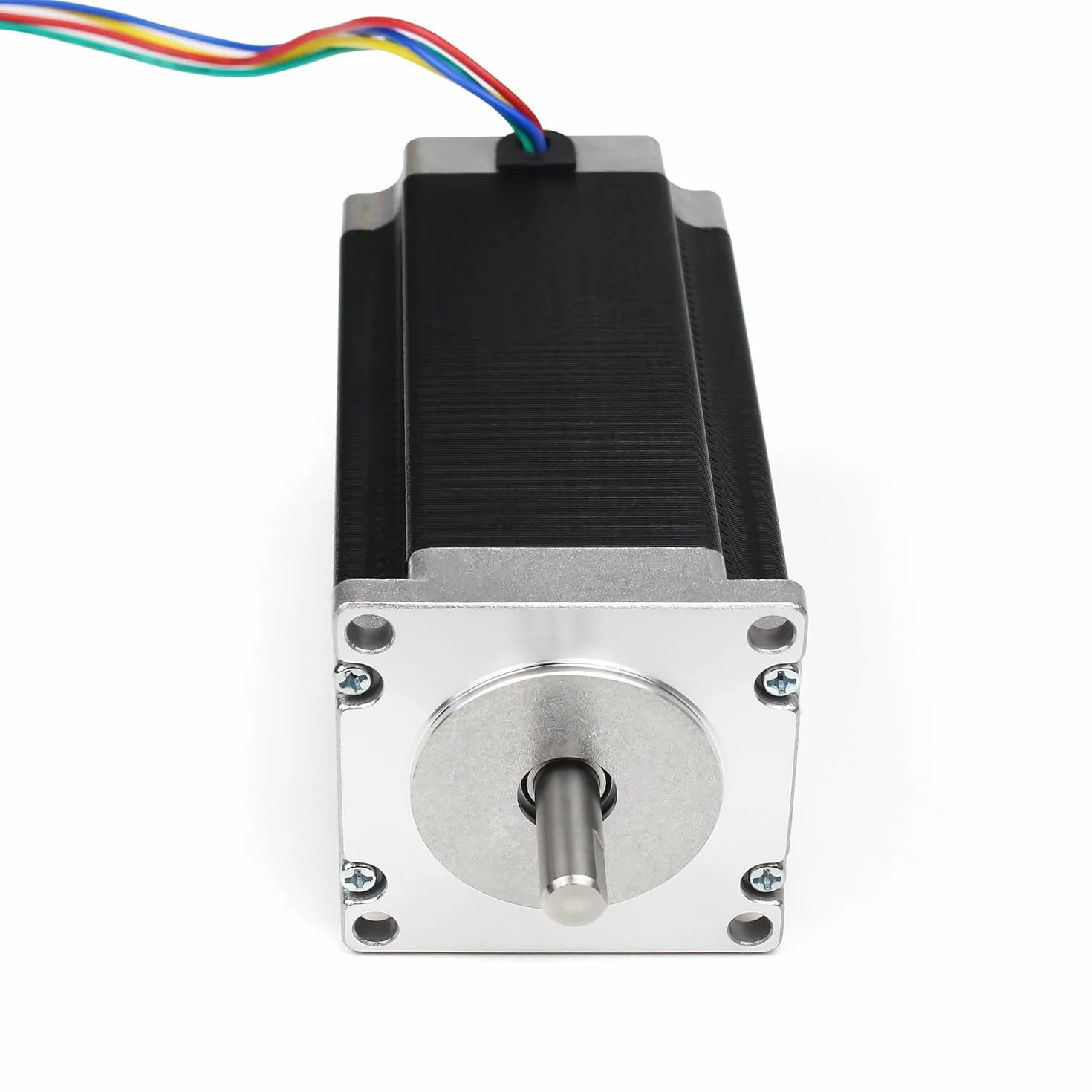 RATTMMOTOR Nema 23HS2430 - Motore stepper Nema23, 2,8 Nm (425 oz.in) 3 A, 1,8 gradi, 4 fili, motore stepper a 2 fasi, 57 x 57 x 112 mm, per robot, stampanti 3D, fresa CNC (23HS2430)