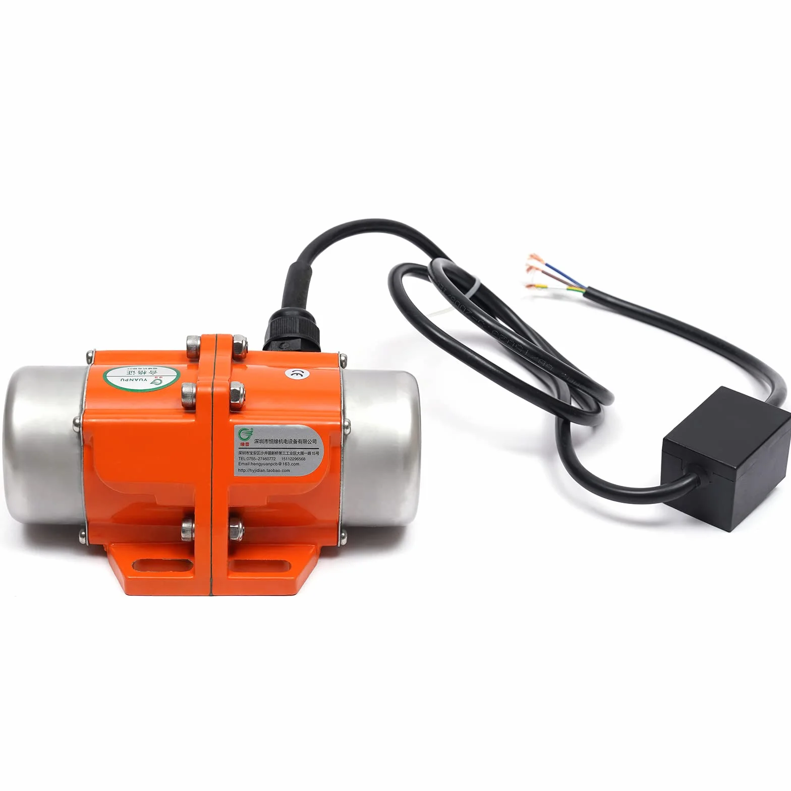 Motore a vibrazione elettrico, 3000 giri/min, vibratore a 1 fase, motore monofase per minerari, metallurgia carbone, elettricità edilizia