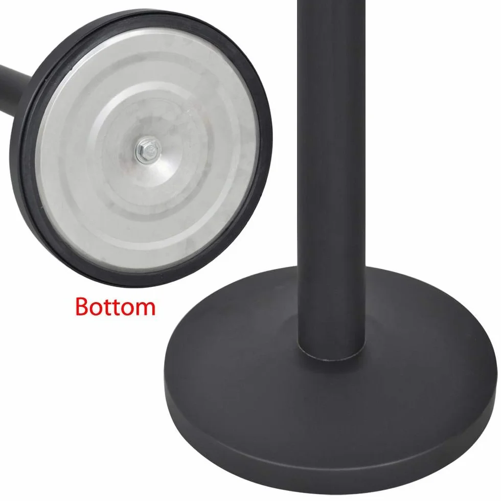 Yaheetech Transenne Eliminacode Separacode 8 Paletti Delimitazione con Nastro Retrattile 2 Metri Altezza 92 cm Colonnie Segnapercorso Neri