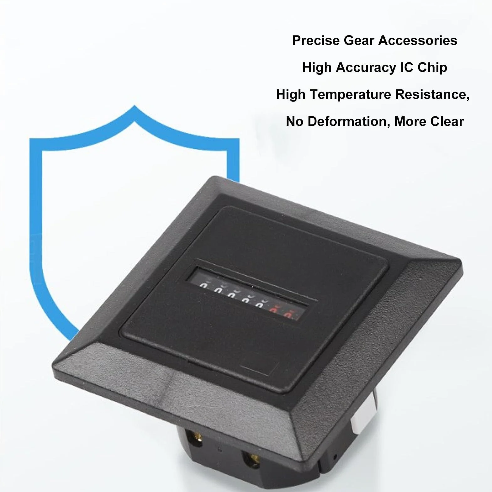 Contaore Industriale AC 220-240V 50Hz 0,3W Meccanico Alta Precisione per Cronometraggio
