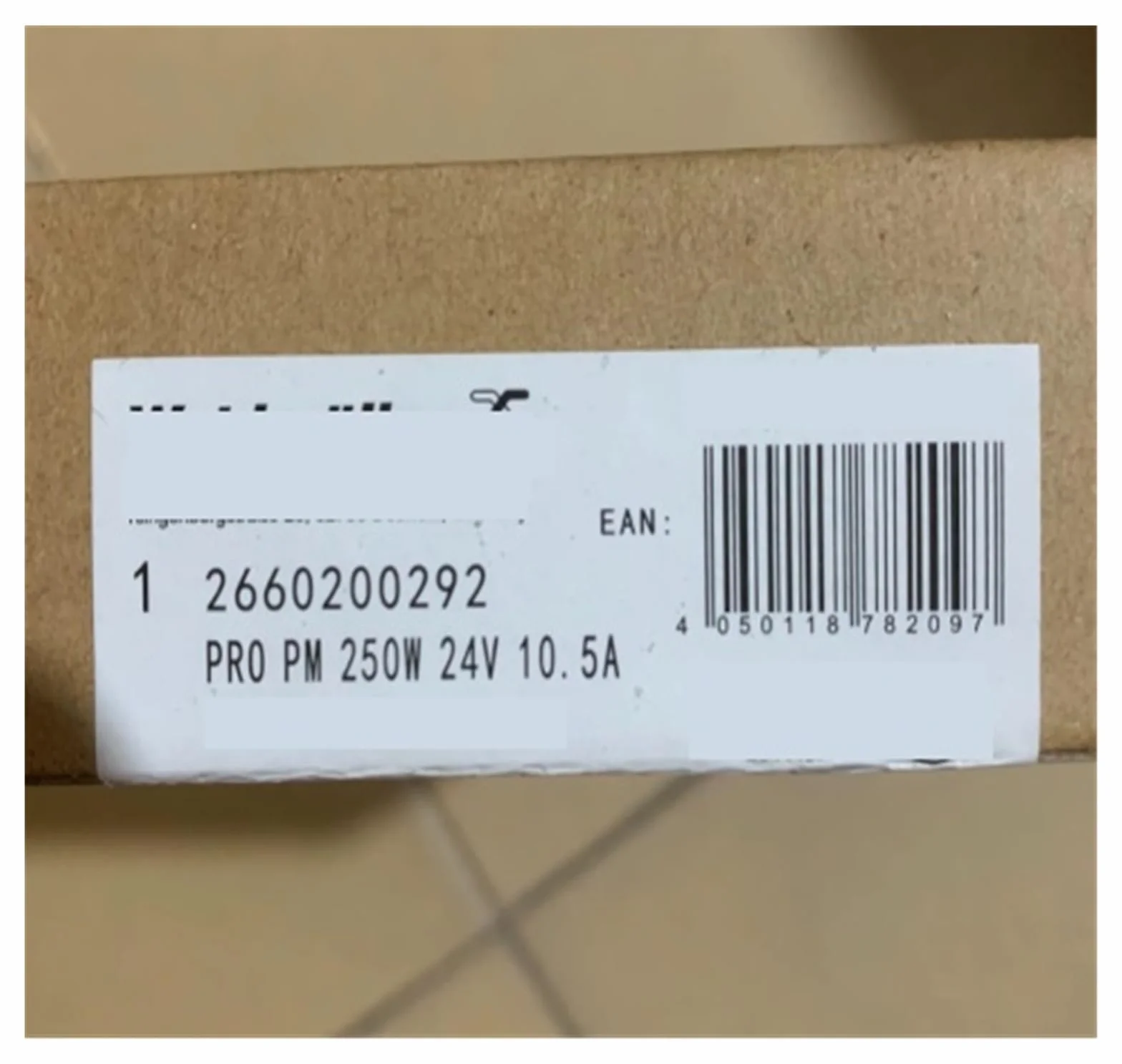 Alimentatore for apparecchiature industriali 2660200292 Originale