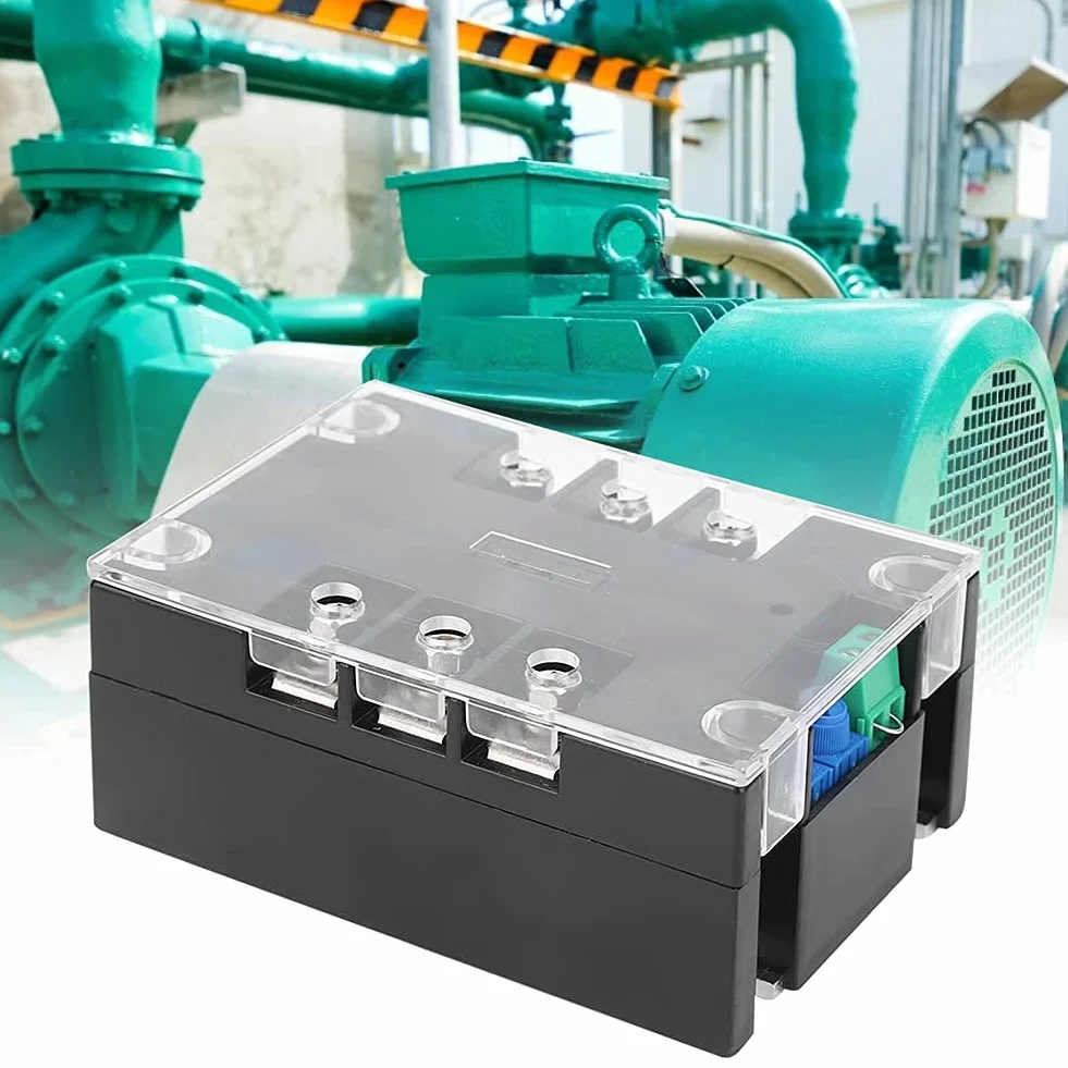 Modulo trifase di avviamento graduale del motore, controller di avvio graduale Trasportatore/compressore trifase di parti elettriche del piatto inferiore di alluminio del motore(Module)