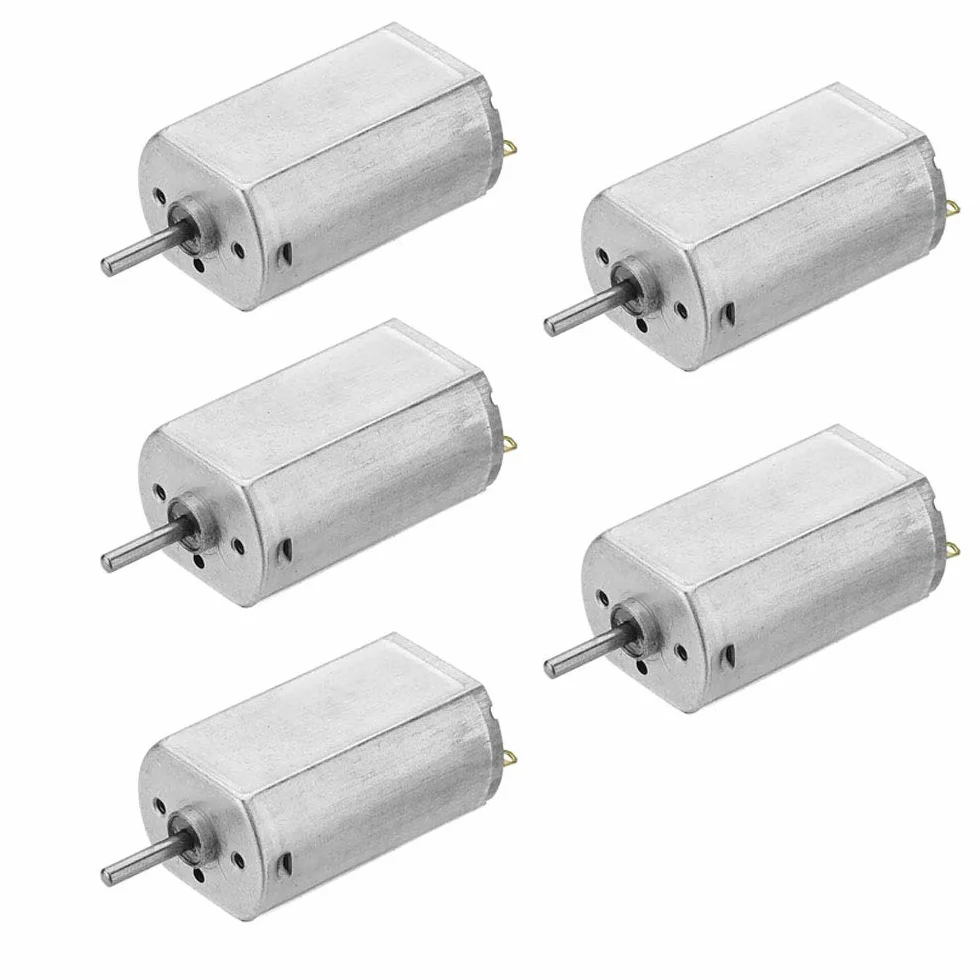 DollaTek Rotore ad alta velocità del motore elettrico 12V 24V del motore DC 5Pcs FF-180SH