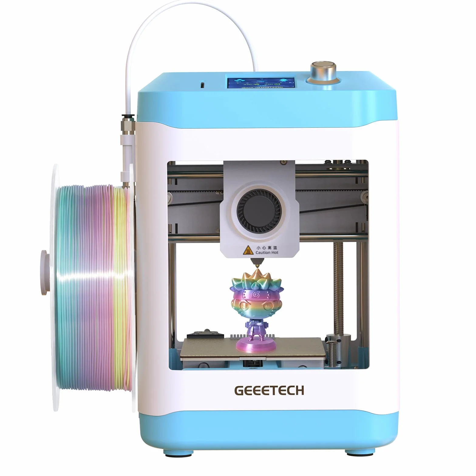 GIANTARM GEEETECH, stampante 3D M1, livellamento automatico, mini 3D per principianti, estrusore diretto, 250 mm/s, 100x110x100 mm