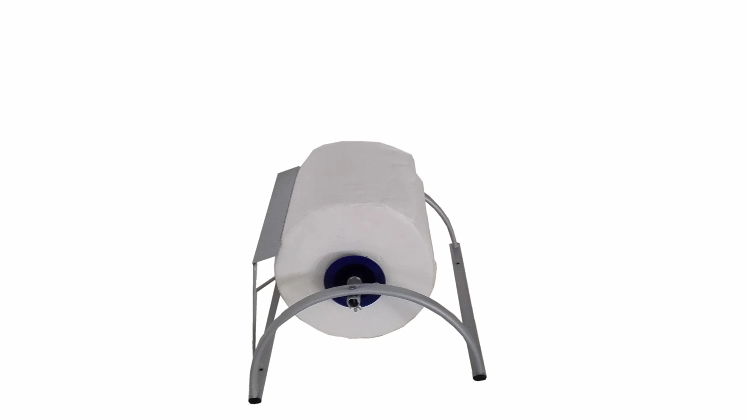 Tecnokit Dispenser portarotolo industriale da muro acciaio verniciato alluminio bobina 500 strappi 29 cm 38x35x18h