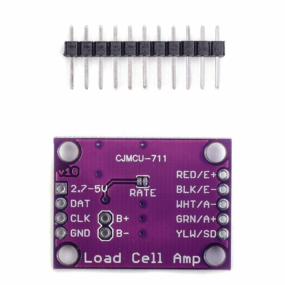 ARCELI CJMCU-711 HX711 Cella di carico Sensore di pesatura elettronico Convertitore A/D a 24 bit per alta precisione Bilancia elettronica e CYT1053