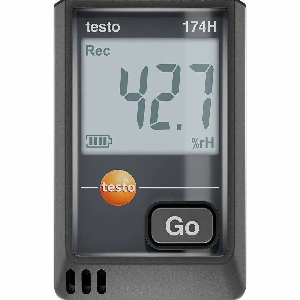 testo 0572 1741 02 174 H - Data logger di dati di temperatura, da -20 a 70 °C da 0 a 100% rF