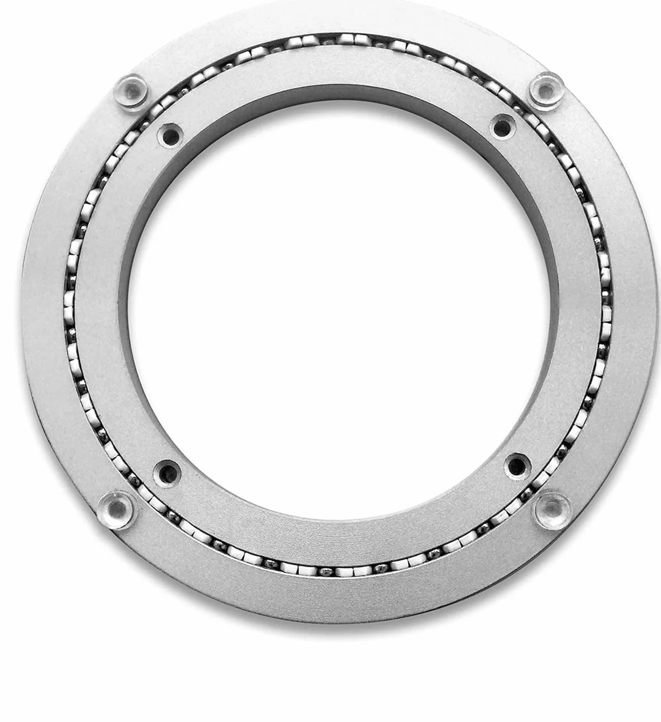 Cuscinetto Base Girevole da 8" a 32", Hardware Piastra Girevole Lazy Susan, Cuscinetto Girevole a 360°, Organizer in Alluminio for Tavolo da Pranzo, TV, Monitor del Computer(32 inches (800m