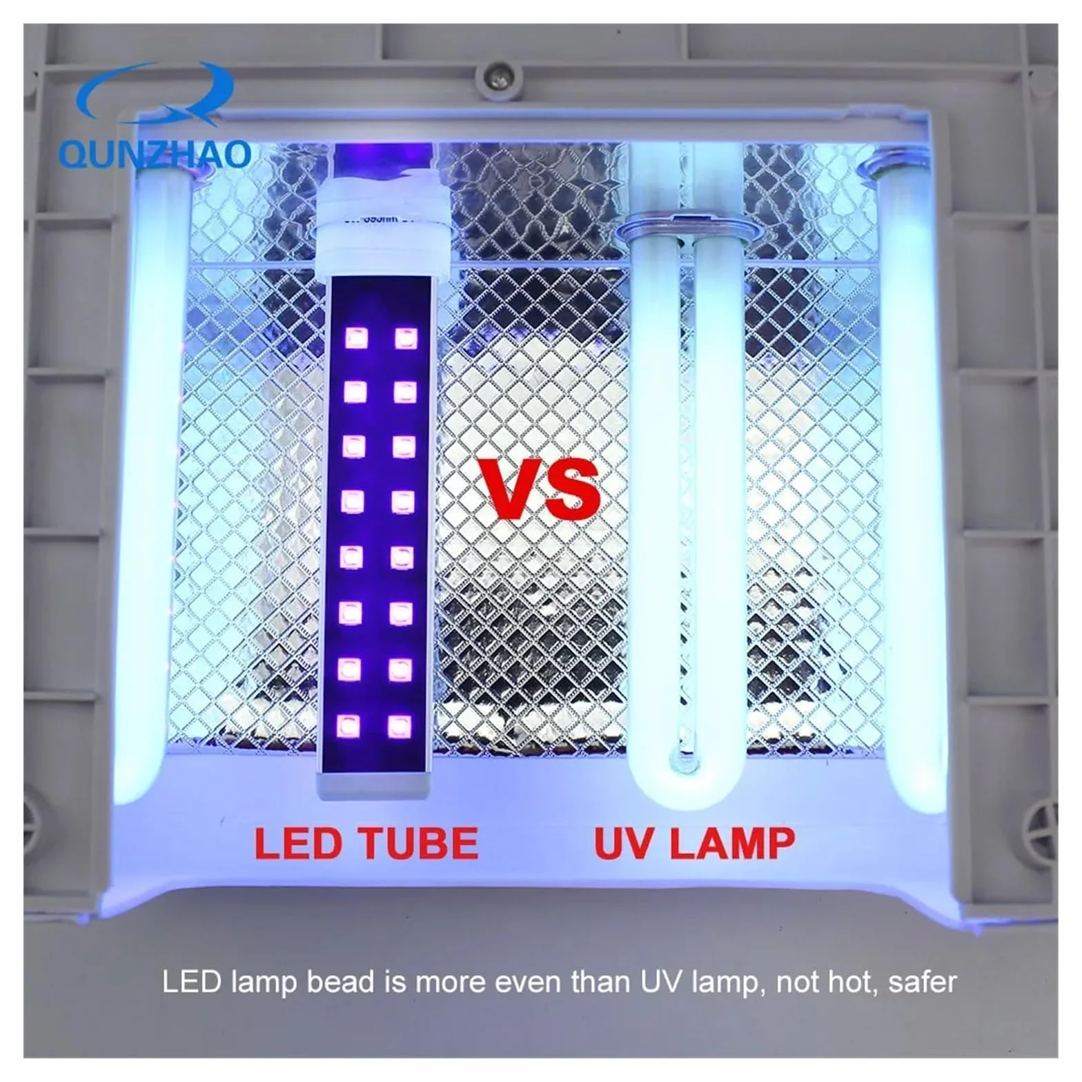 UV Lamp, Sostituzione 9W UV LED Lampada Tubo Lampadina Nail Art Essiccatore Fototerapia Gel Polimerizzante Sorgente Macchina 365 + 405nm(12LED 4pcs)