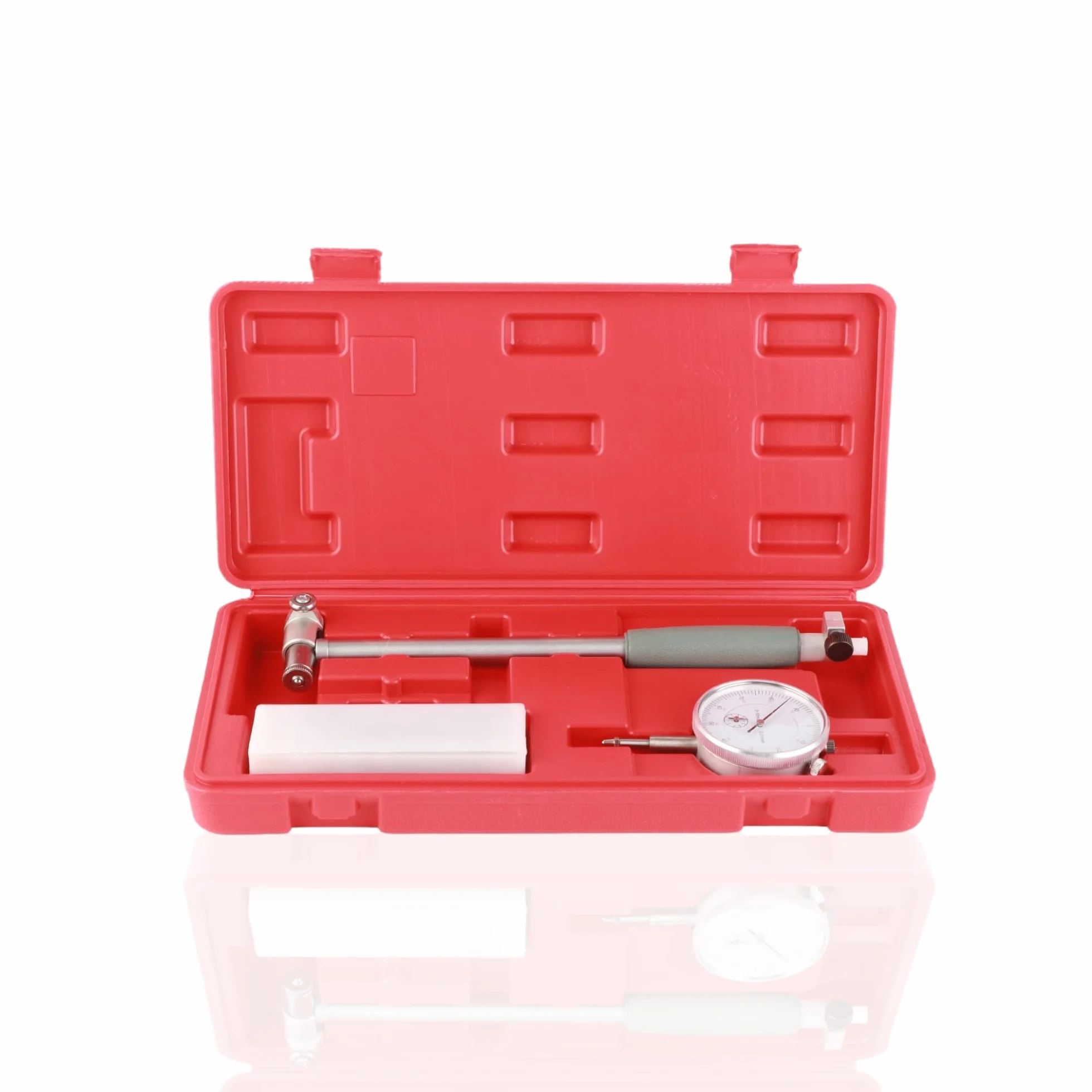 50 – 160 mm di diametro micron, set di strumenti di misurazione del motore, calibro del foro + misuratore per misurazione della profondità dei cilindri del motore, dimensioni interne di officine