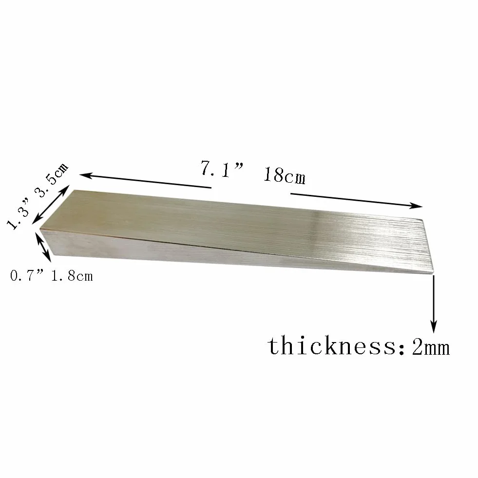 Flangia a cuneo in acciaio inossidabile 304, accessori per tubi, flange per tubi, strumenti di livellamento per installazione di apparecchiature meccaniche (confezione da 2), grande, argento