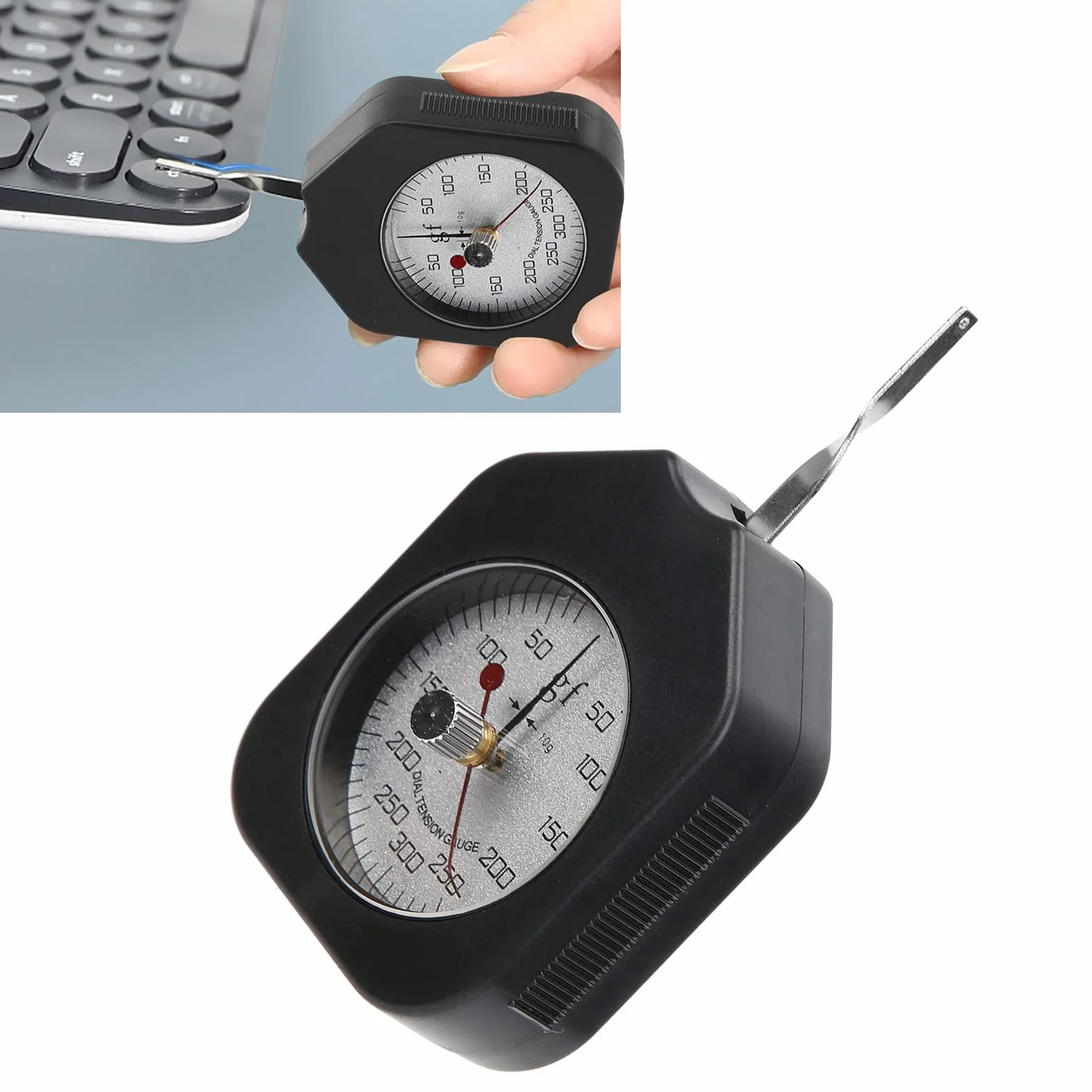 SEG Test Dei Misuratori Di Misurazione, Misurazione Del Misuratore Di Tensione SEG-300-2 Test Del Misuratore Del Misuratore Di Tensione Del Grammo Portatile Conteme Di Forza Doppio 300G